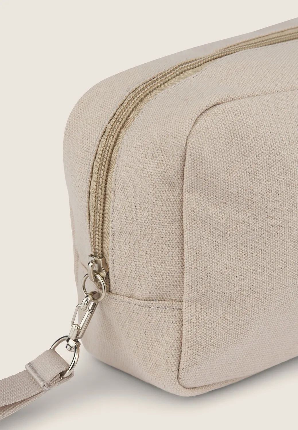 Freddy Canvas Kosmetiktasche uni schwarz