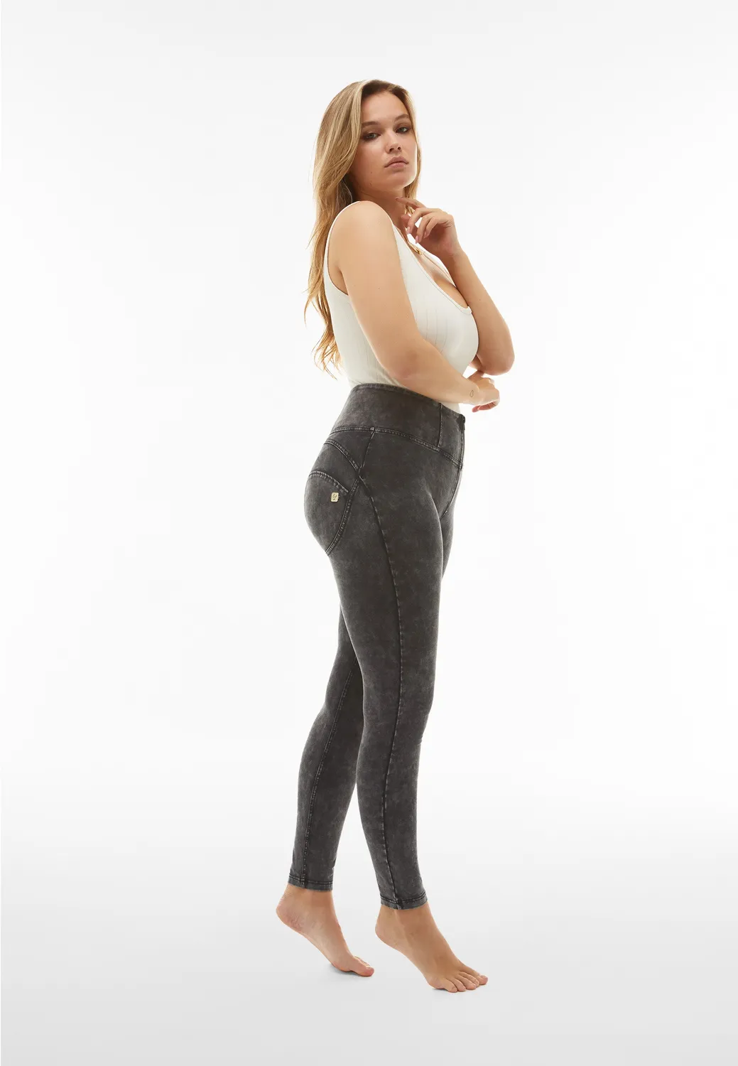 Freddy WR.UP Superskinny Jeans Navy Peony High-Waist