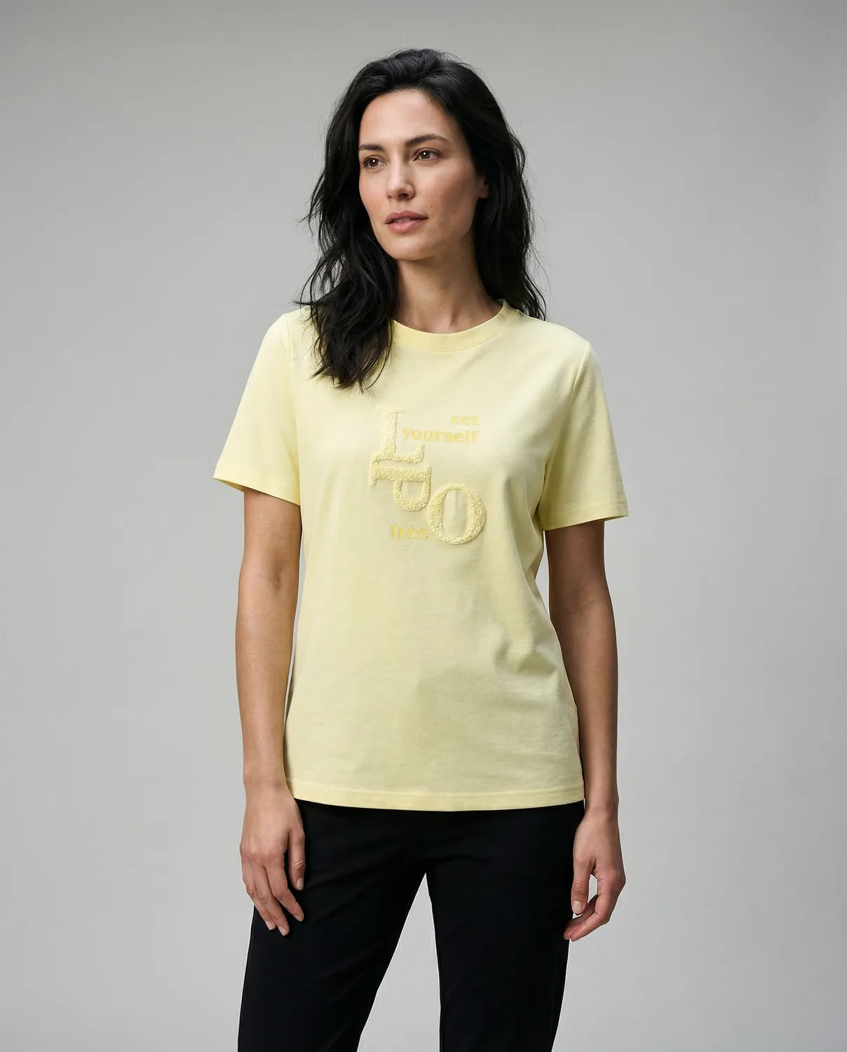 LPO Tizia T-Shirt hellgelb legerer Schnitt