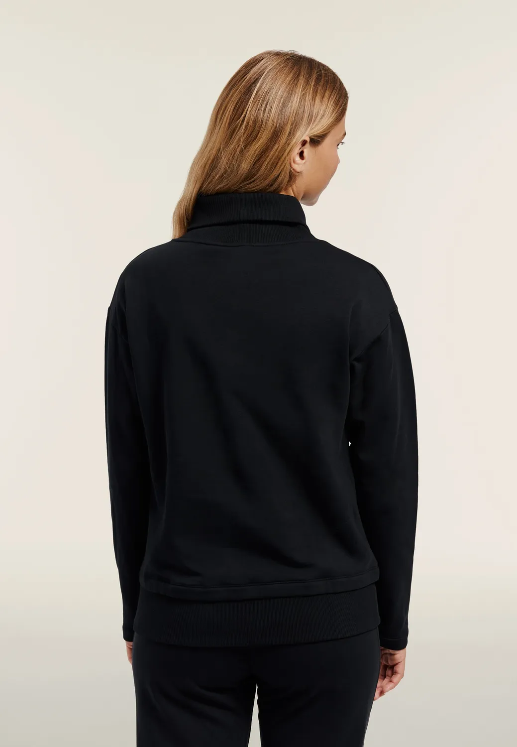 Freddy 2-in-1 Sweatshirt Schwarz hoher Kragen
