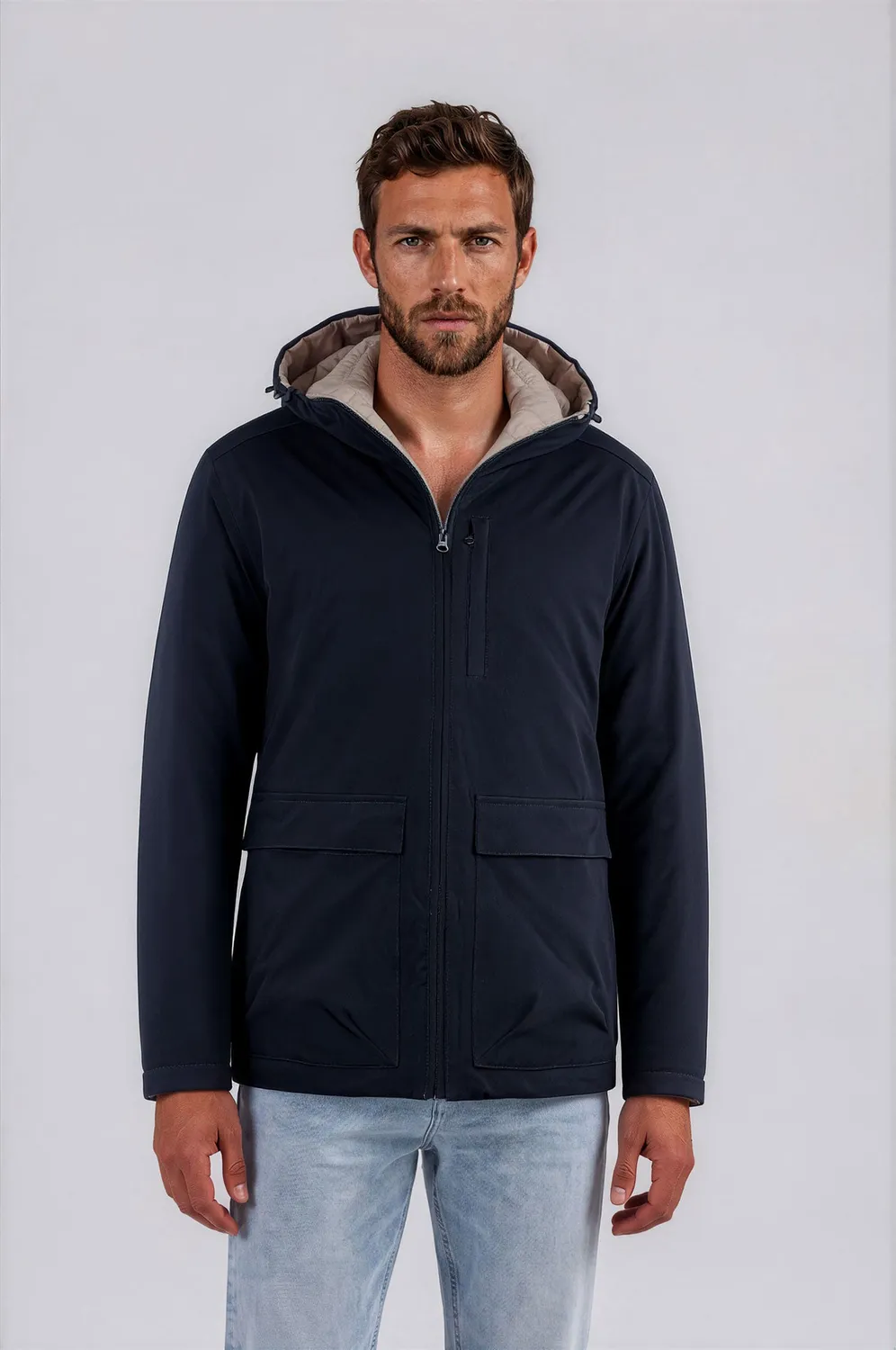 LPO Fenno 2 Wende-Funktionsjacke dunkelblau wasserdicht