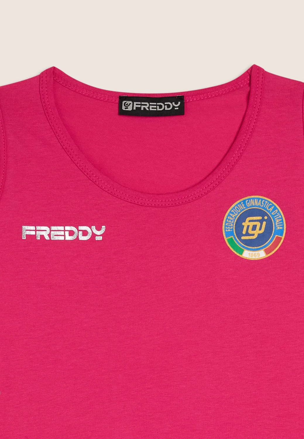 Freddy FGI Canotta Tanktop Kinder Schwarz 10 Jahre