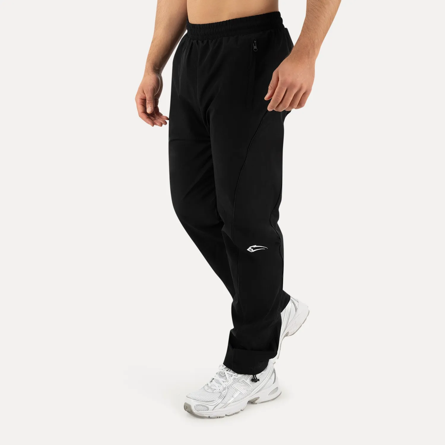 Smilodox Kyson Trainingshose Herren Schwarz Oversize