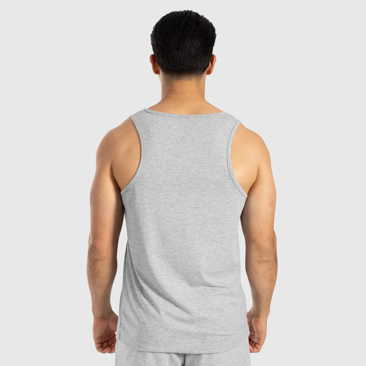 Smilodox Arian Tank Top Schwarz Baumwolle