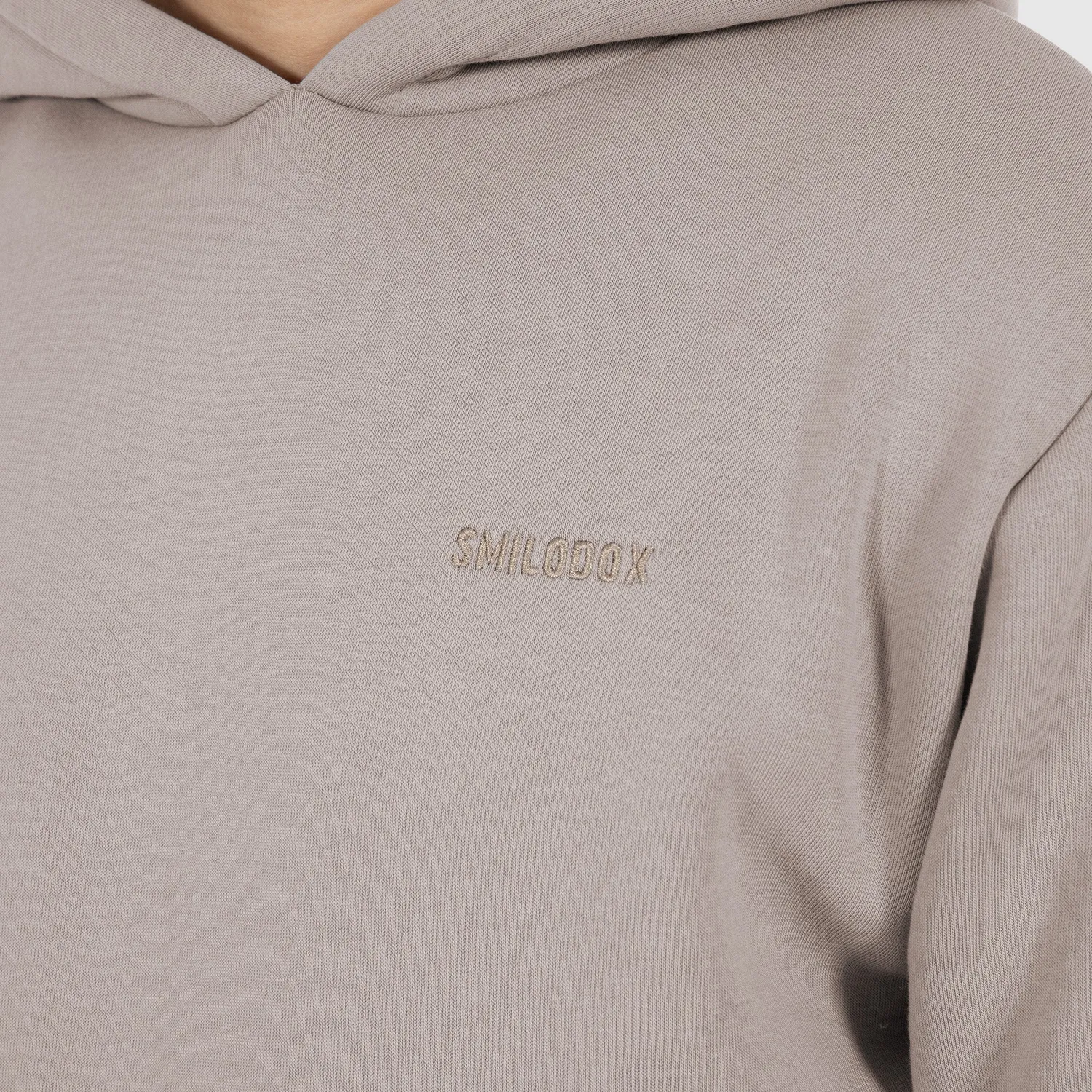 Smilodox Ren Hoodie Herren Schwarz warmer Baumwollmix
