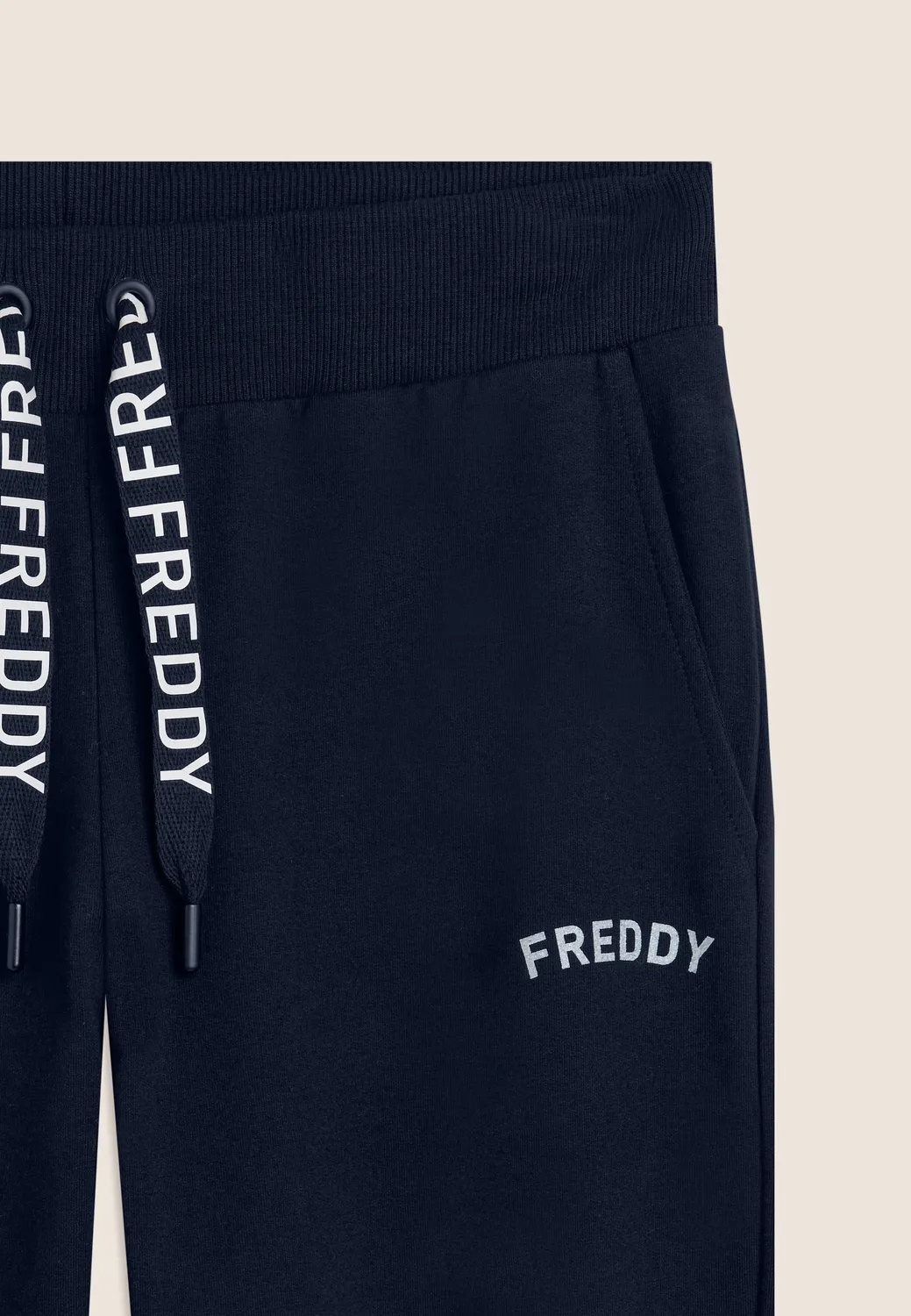 Freddy Jogginghose mit Bündchen Dark Sapphire French Terry