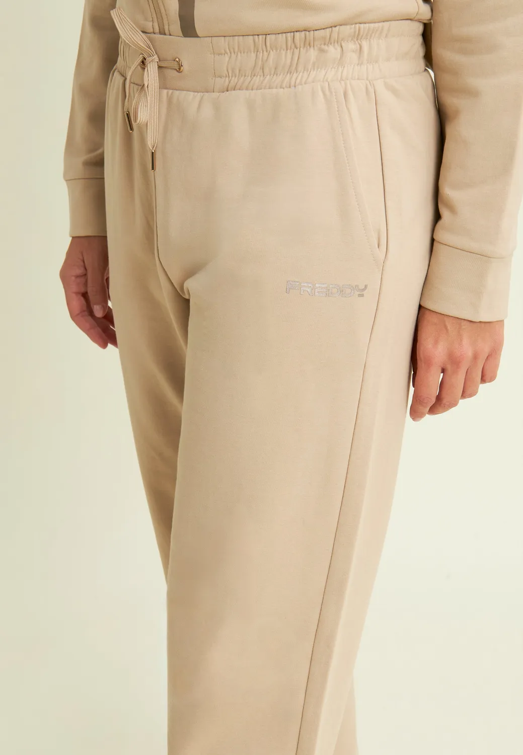 Freddy Jogginghose Damen Dark Sapphire gerades Bein