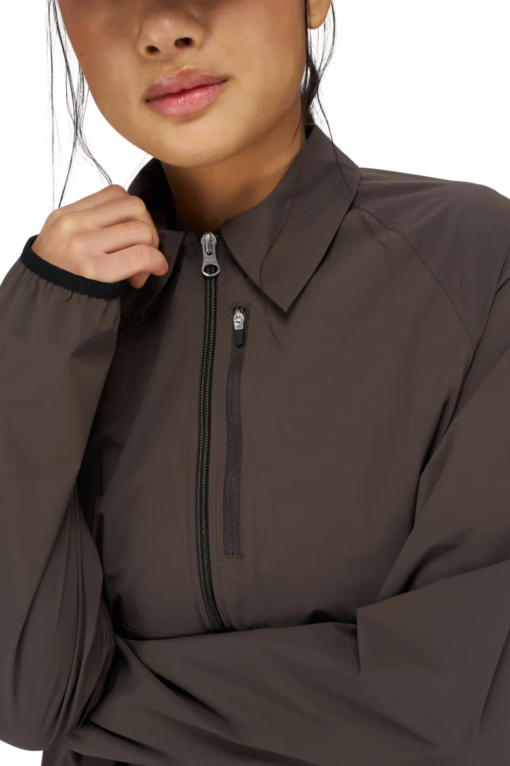 UNNA Run Wild Shirt W Laufhemd Espresso Stretch