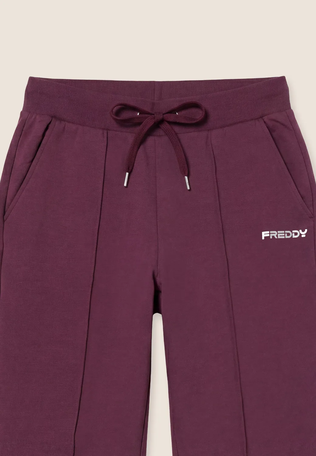 Freddy Sporthose Ziernaht Sweat Stretch Nero