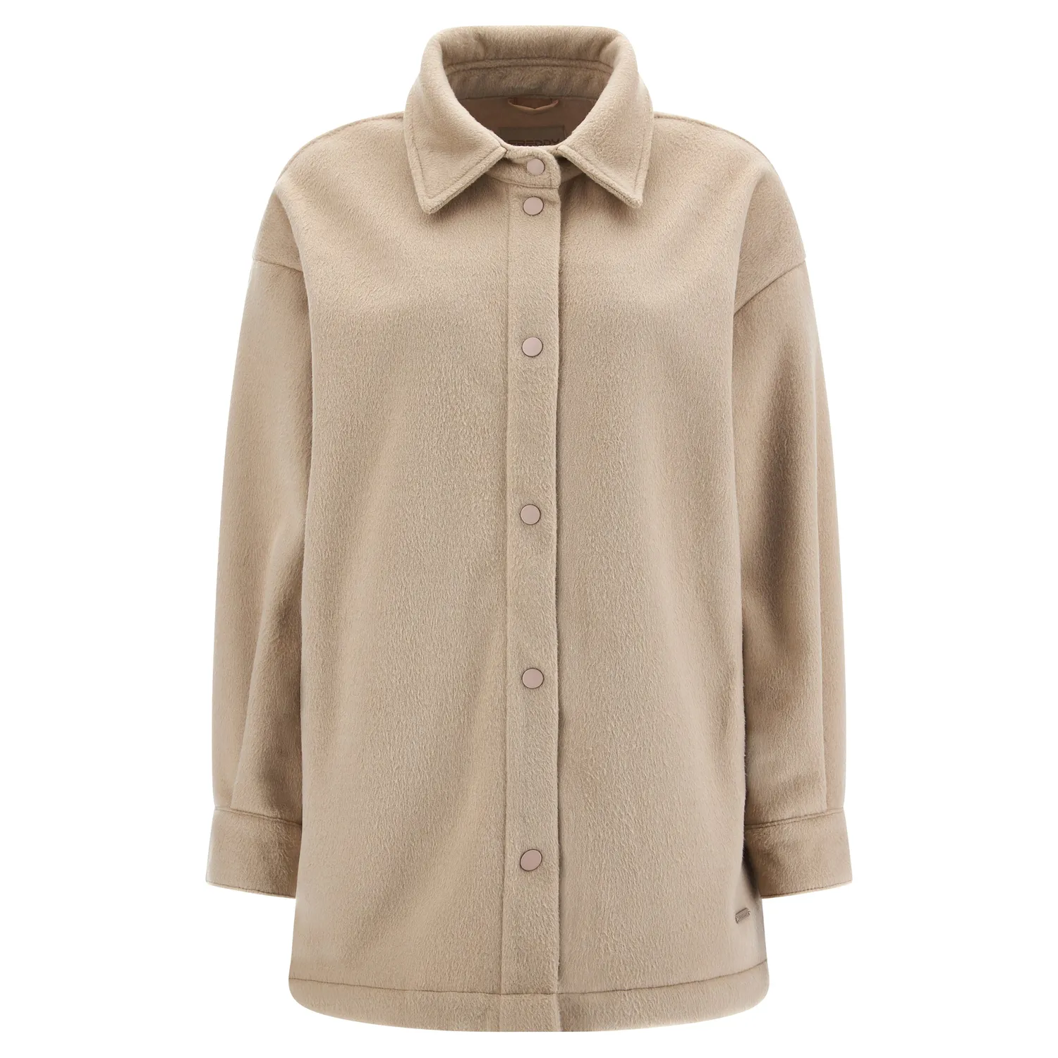 Freddy Damen Hemdjacke Oversize Viskose Creme