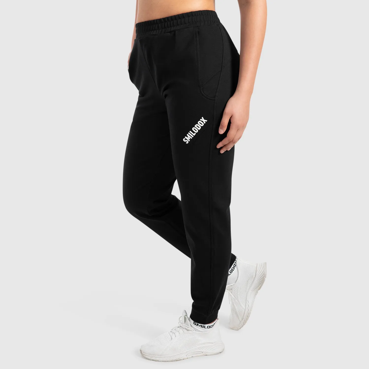 Smilodox Sorea Damen-Jogginghose schwarz Viskose