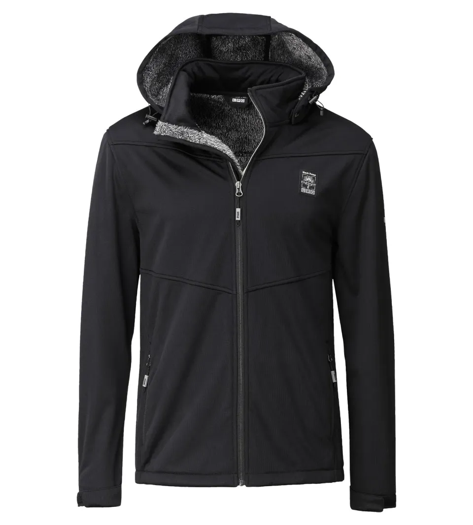 LPO Laron 2 Softshelljacke schwarz atmungsaktiv
