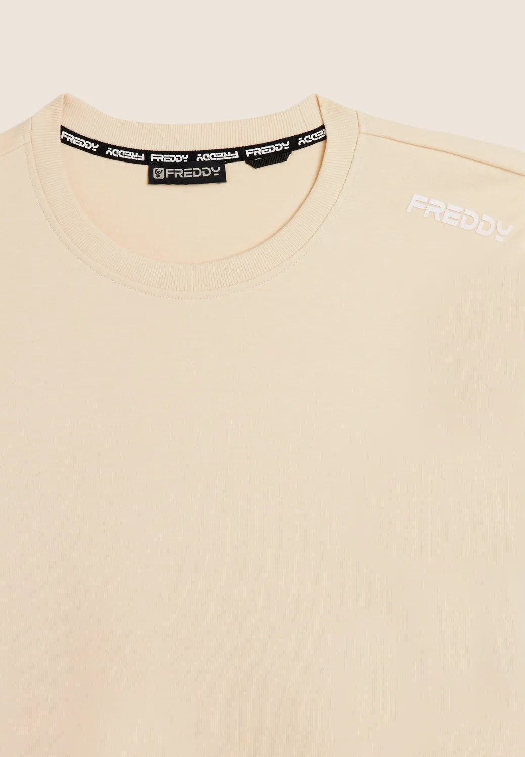 Freddy Sweatshirt Damen White Swan Baumwolle Rundhals