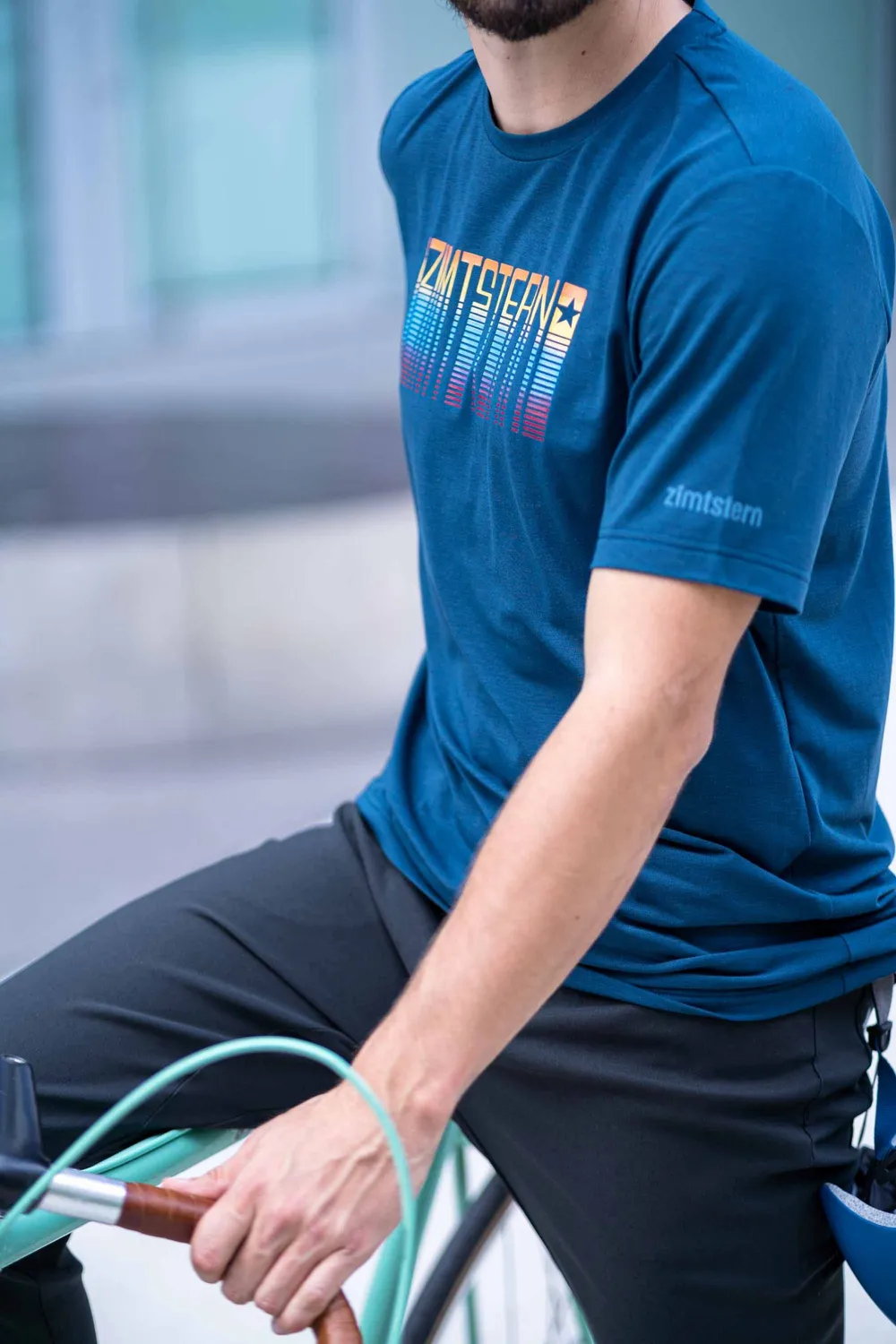 Zimtstern Setz Tee Herren T-Shirt Merino drirelease