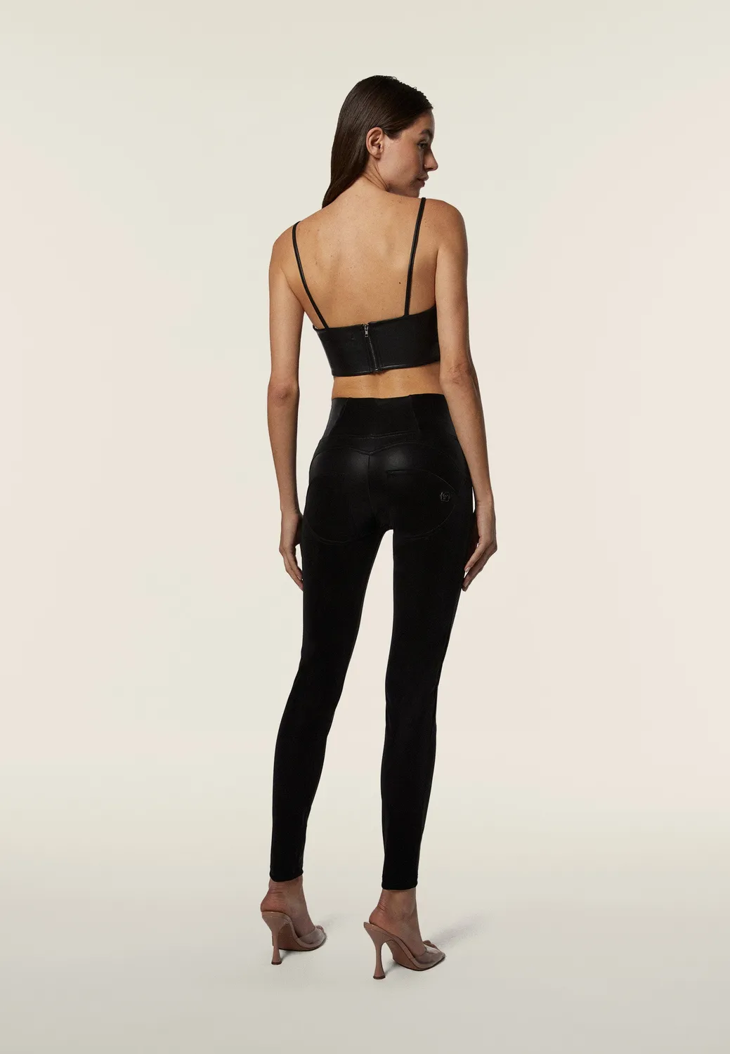 Freddy WR.UP Push-up-Hose Demitasse Glanz-Kunstleder