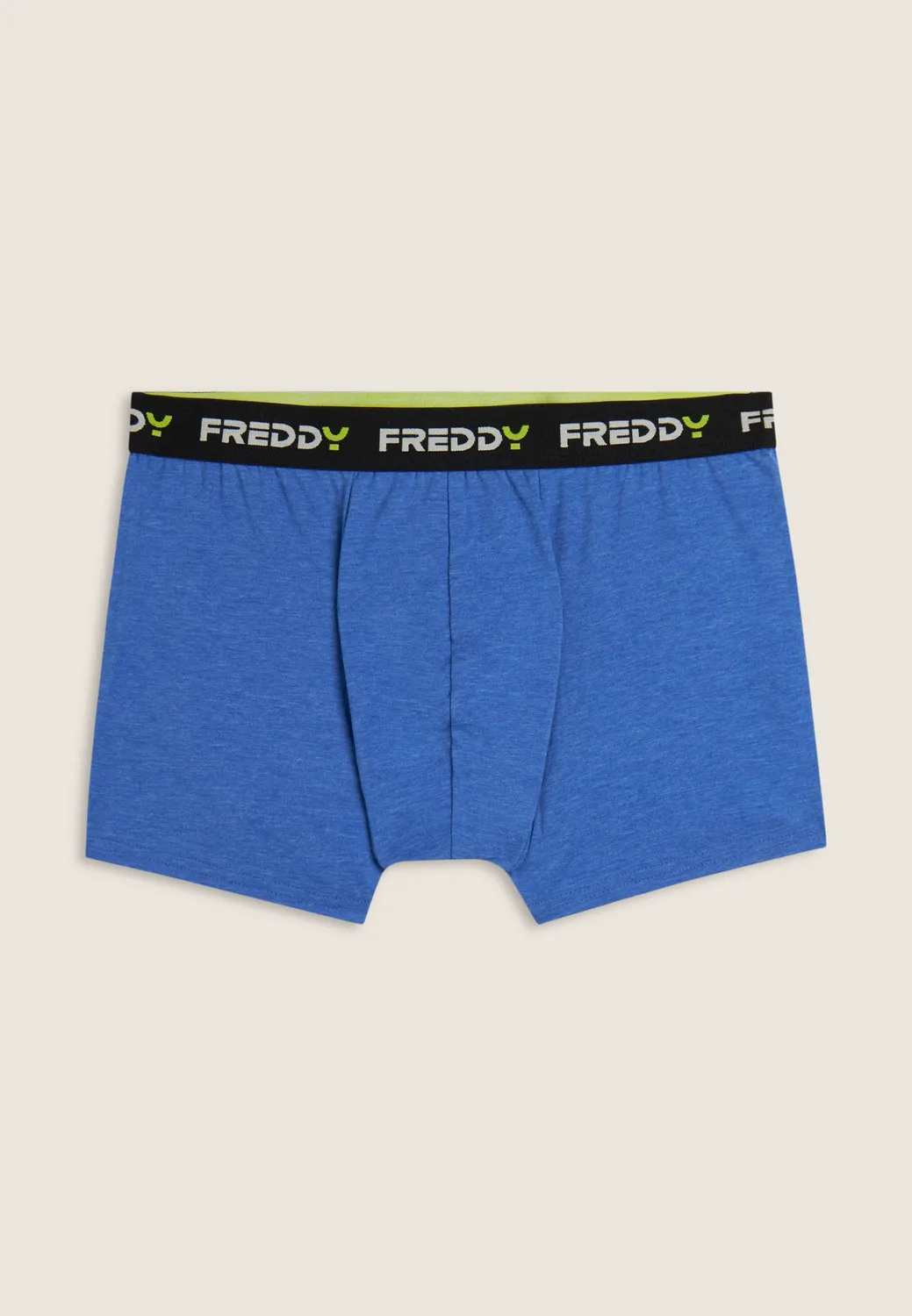 Freddy Jacquard Boxer Herren Blu Navy kurzer Schnitt Baumwolle