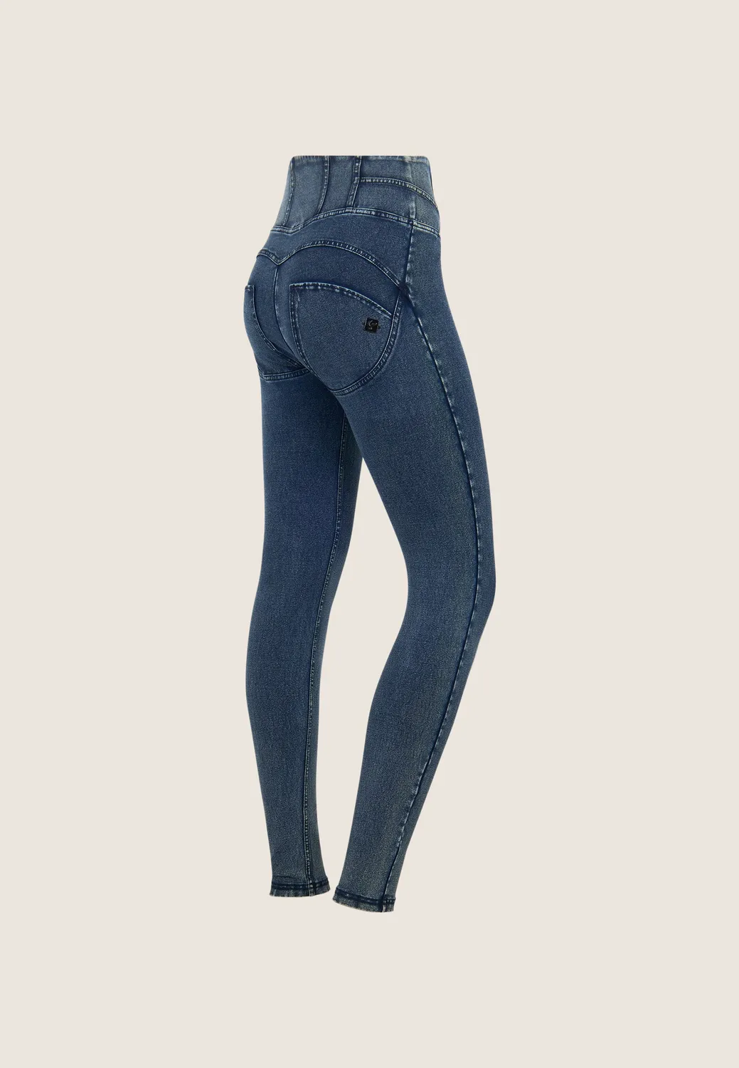 Freddy WR.UP Superskinny Push-up Hose Denim-Optik hoch
