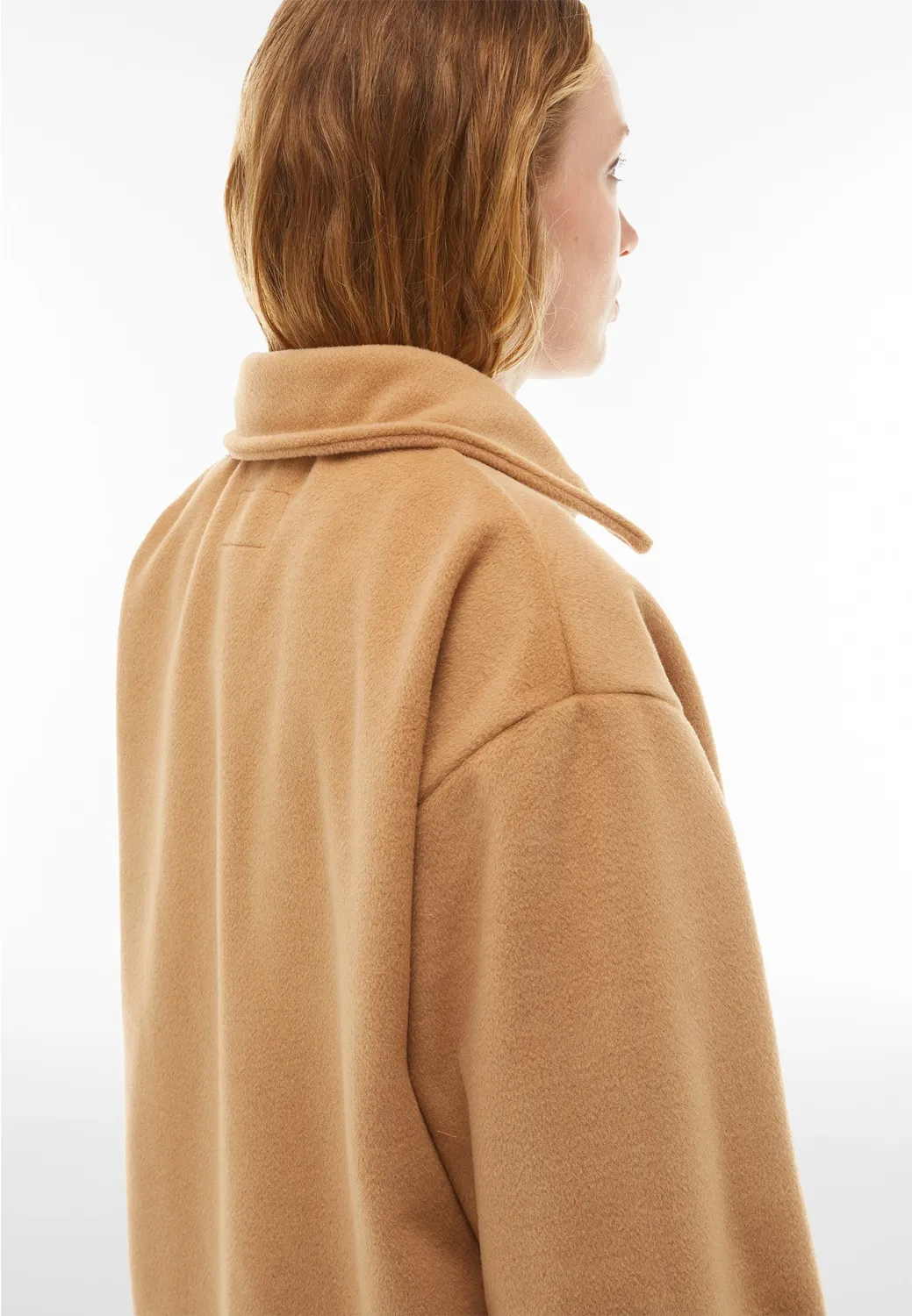 Freddy Damen Hemdjacke Oversize Viskose Creme
