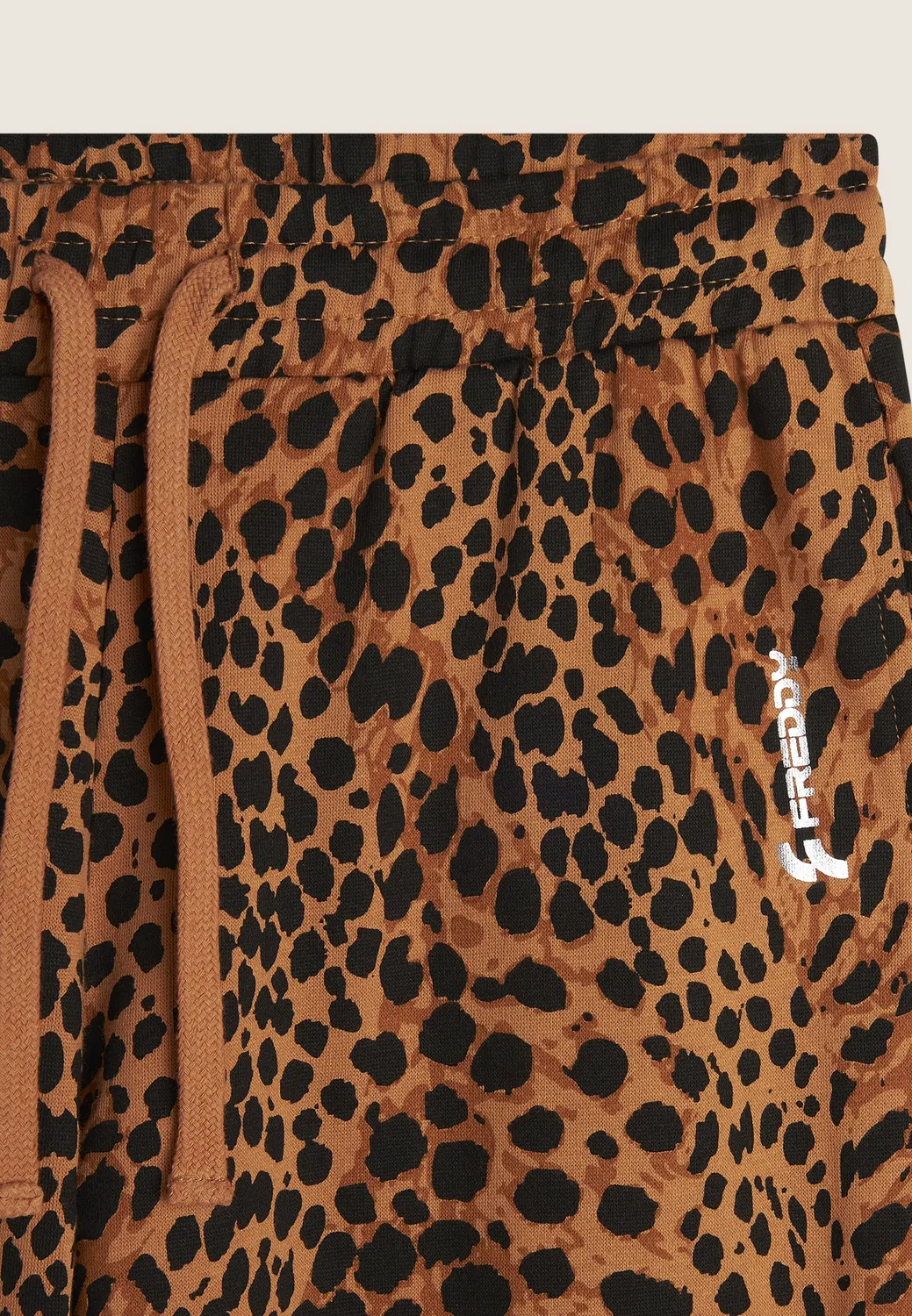 Freddy Jogger Damen Leopard Beige Regular Fit