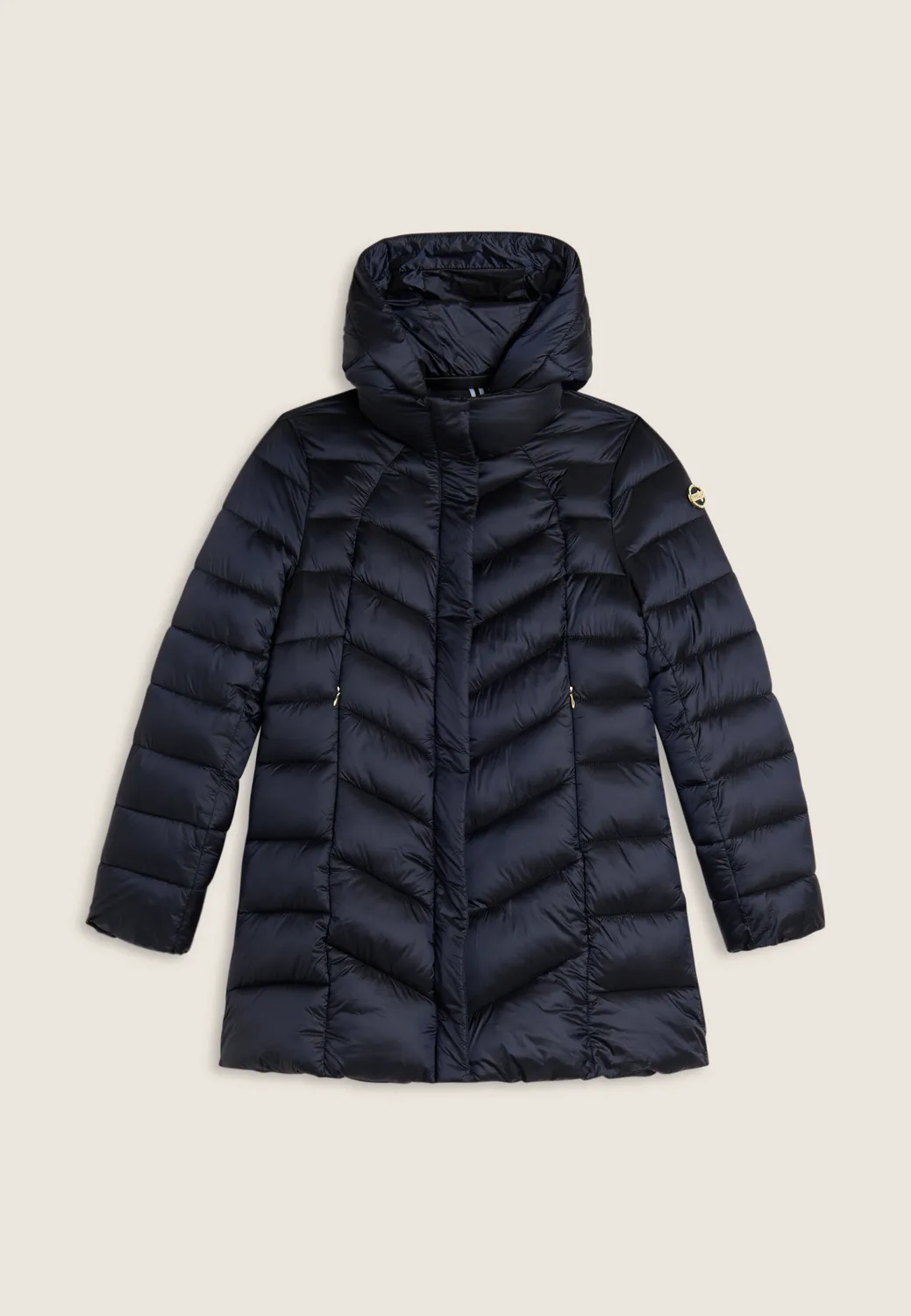 Freddy Steppjacke Daunen-Optik Kapuze schwarz warm