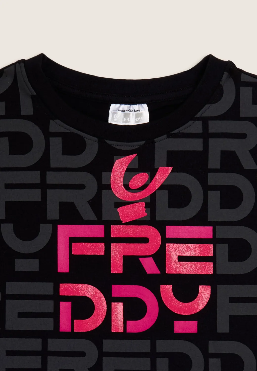 Freddy Junior T-Shirt cropped FREDDY schwarz