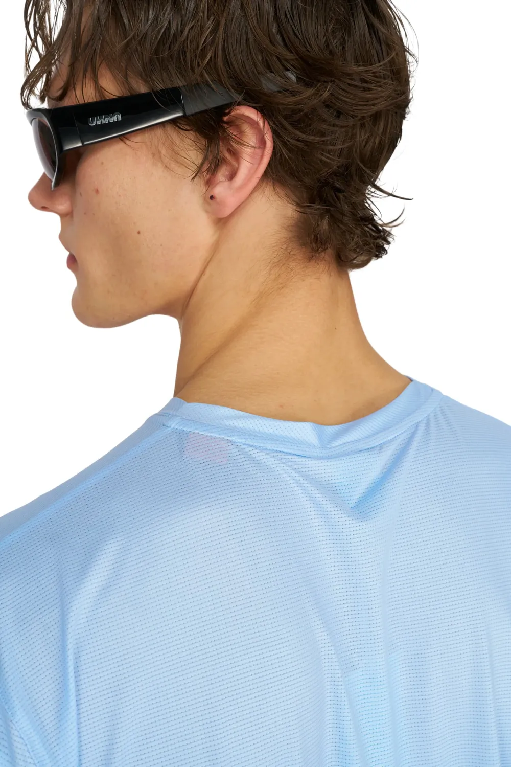 UNNA Wavy Tee Laufshirt Herren Serenity Blue atmungsaktiv