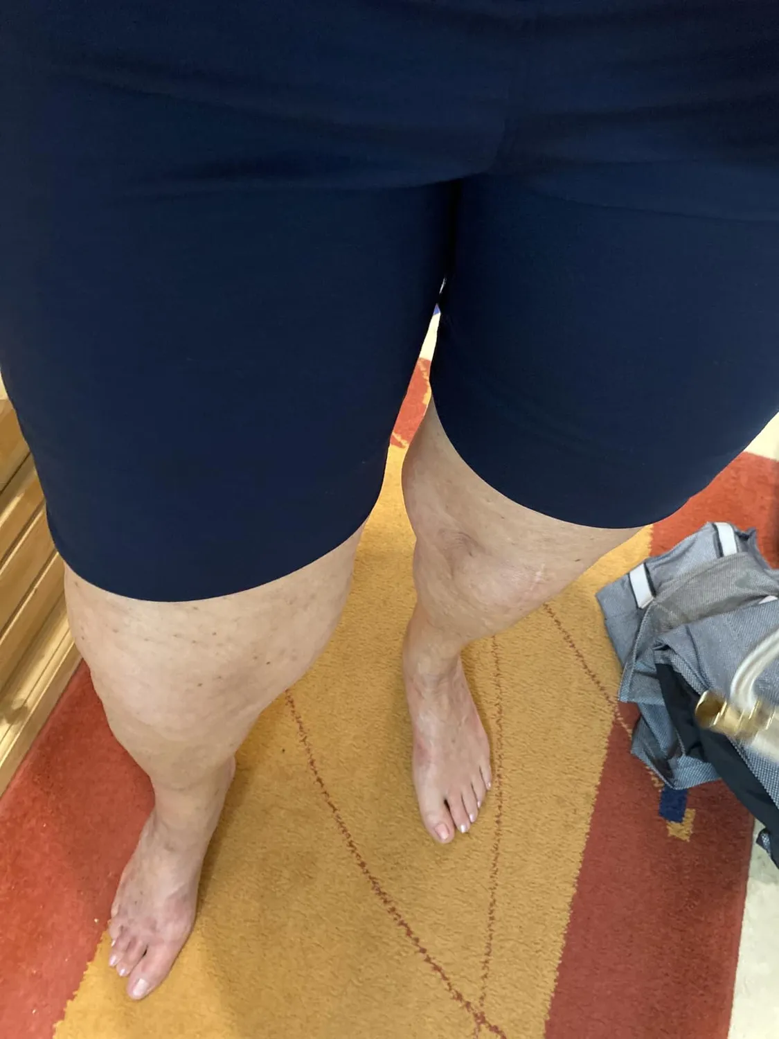 SINOPHANT Radlerhose Damen Schwarz blickdicht