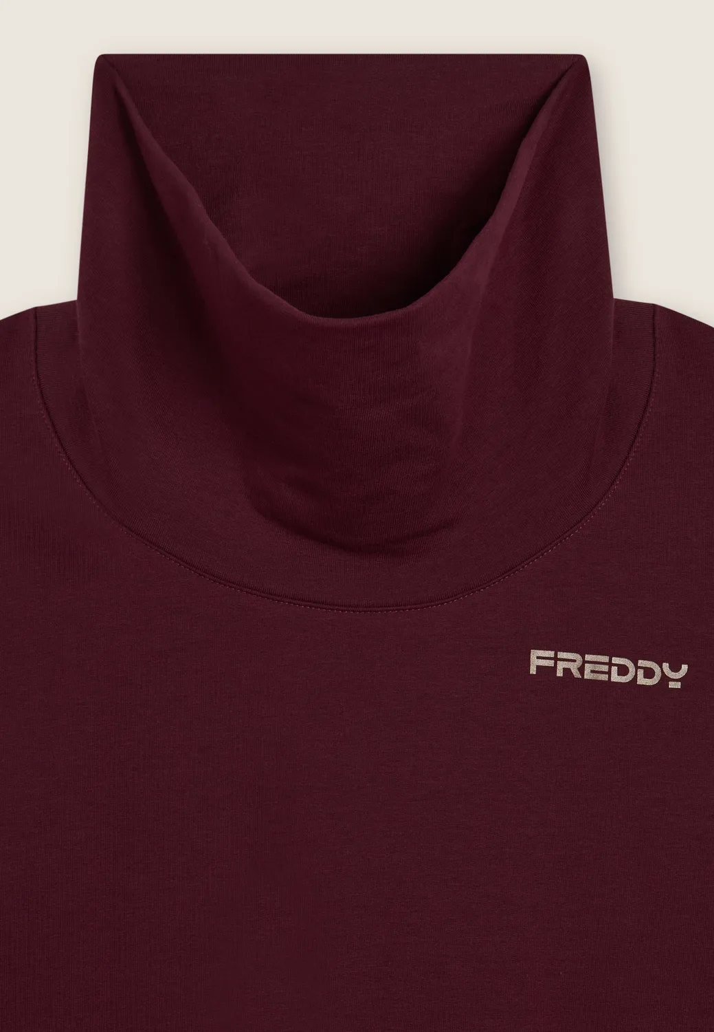 Freddy Sweatshirt Damen Grafik Feige hoher Kragen
