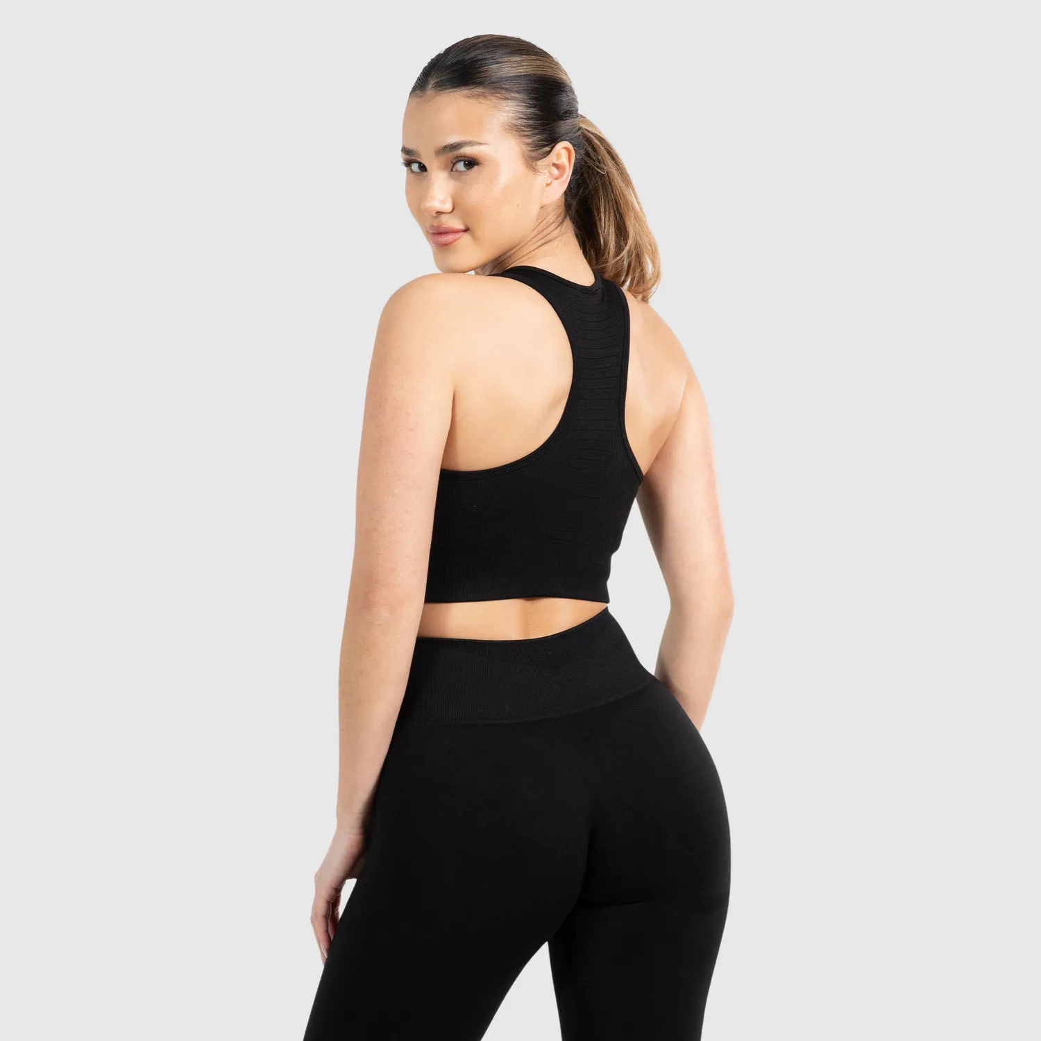 Smilodox Amaze Pro Sport-BH Damen Schwarz Blickdicht
