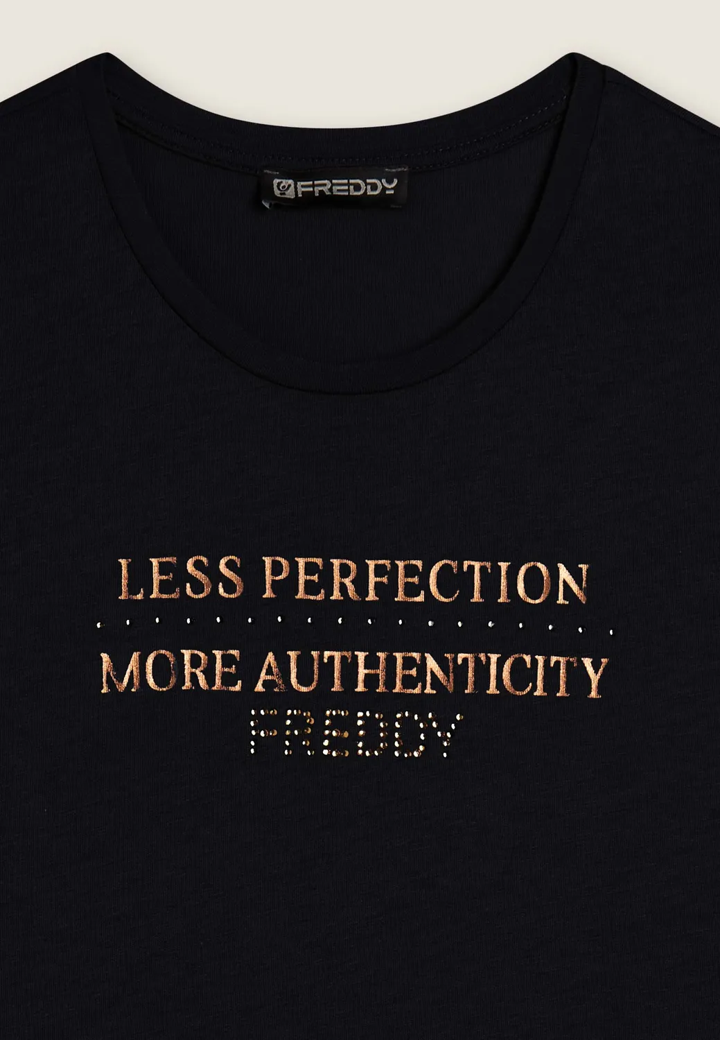 Freddy Langarmshirt Damen Modal metallik Print