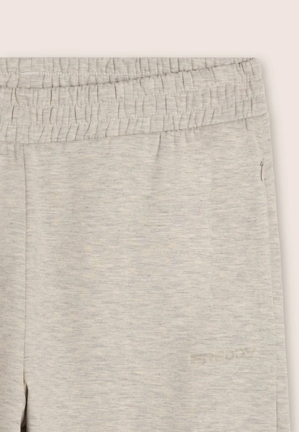 Freddy Slim Sporthose Herren Melange Reißverschluss
