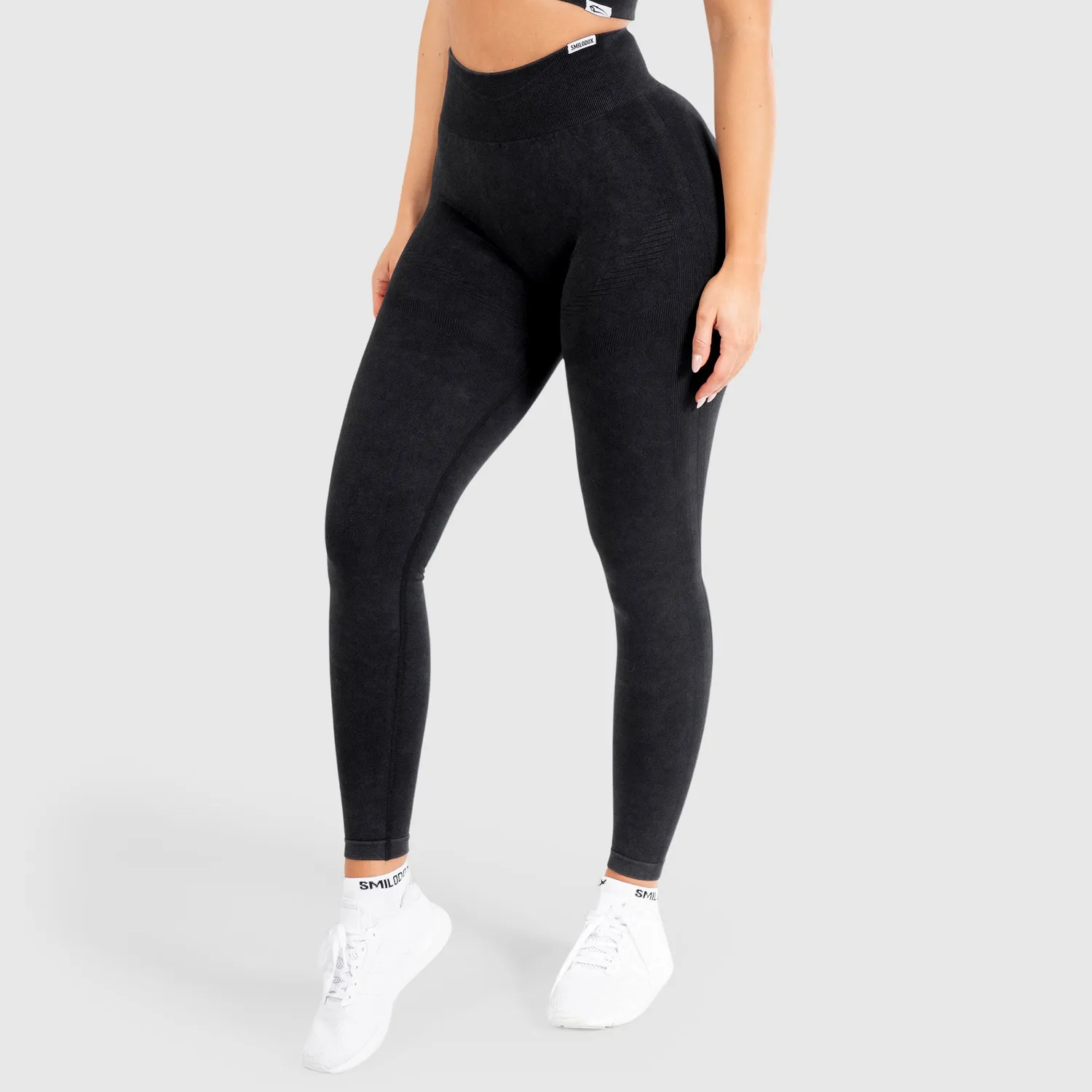 Smilodox Sofia Batik Leggings Damen blickdicht V-Bund