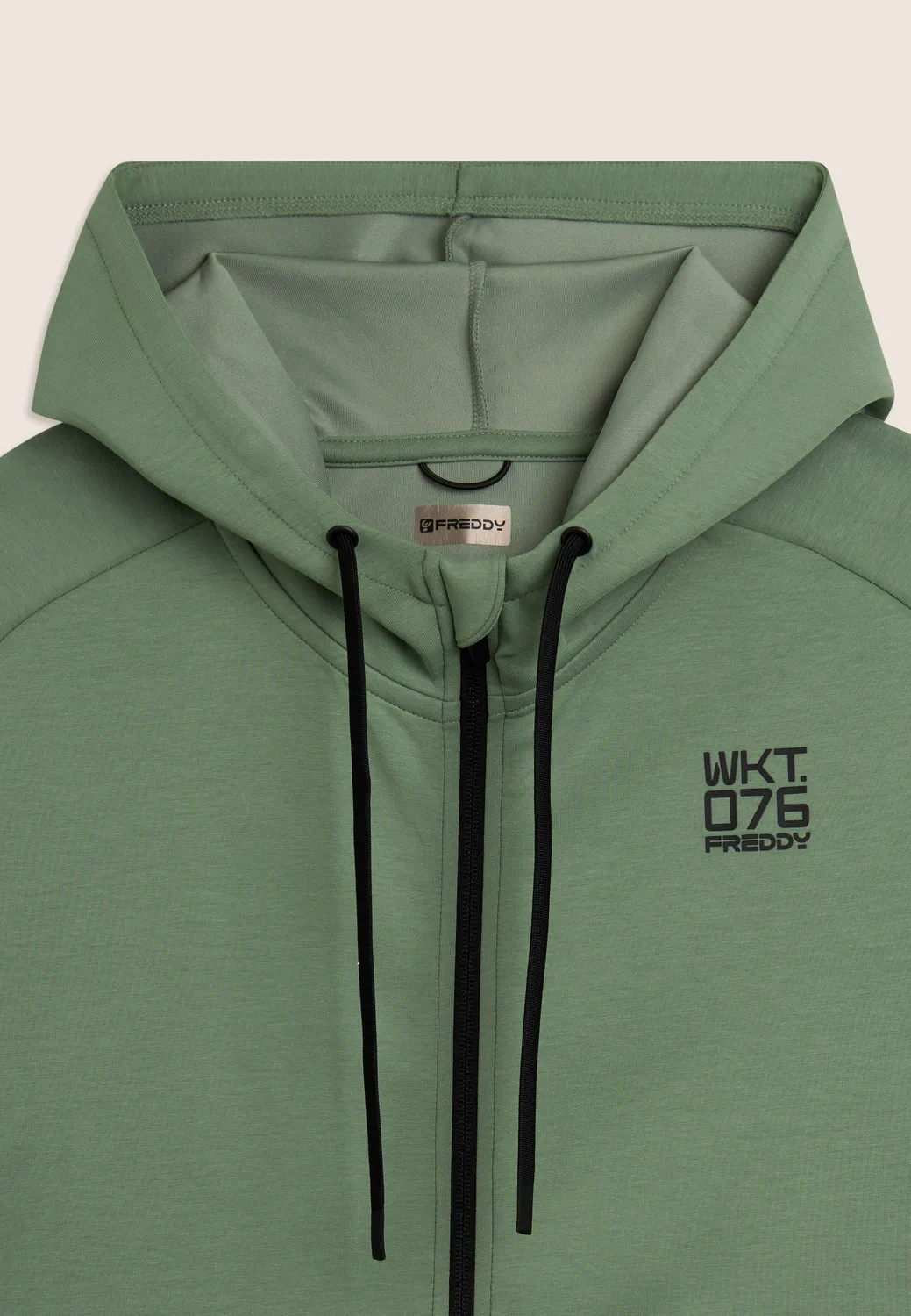 Freddy WKT.076 Kapuzenjacke Full-Zip Hellblau leicht