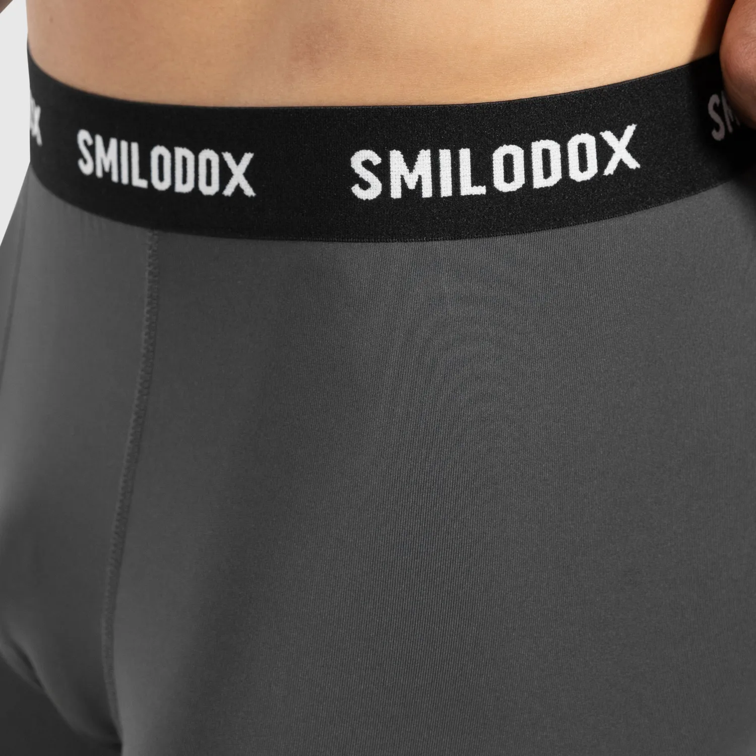 Smilodox Zeyn Laufshorts Herren Schwarz eng