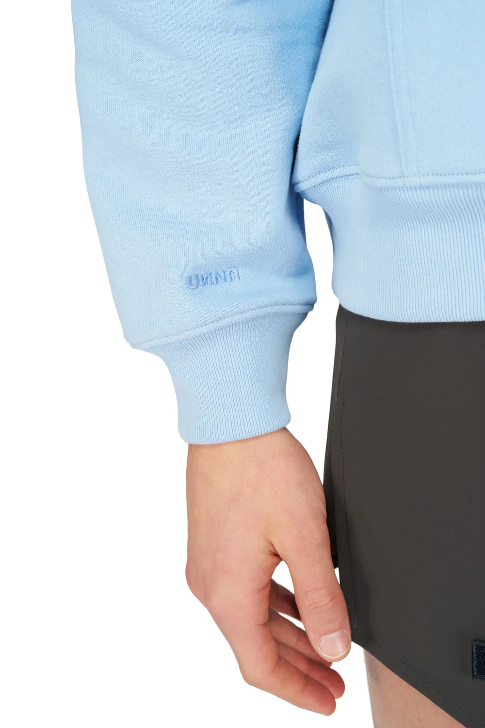 UNNA Slow Motion Hoodie Kapuzenpullover Serenity Blue Baumwolle