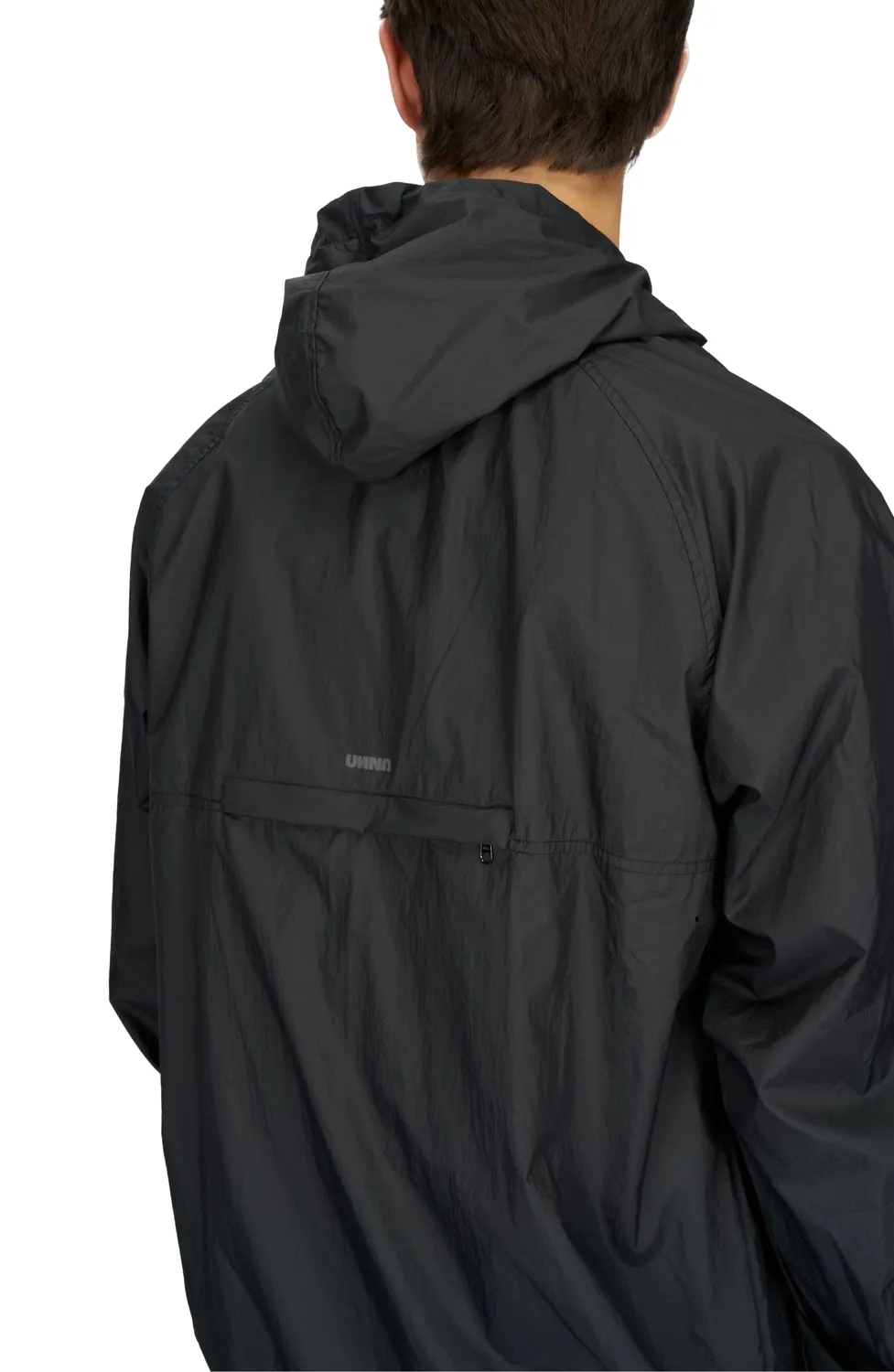 UNNA Smiles Run Jacket Laufjacke Schwarz winddicht