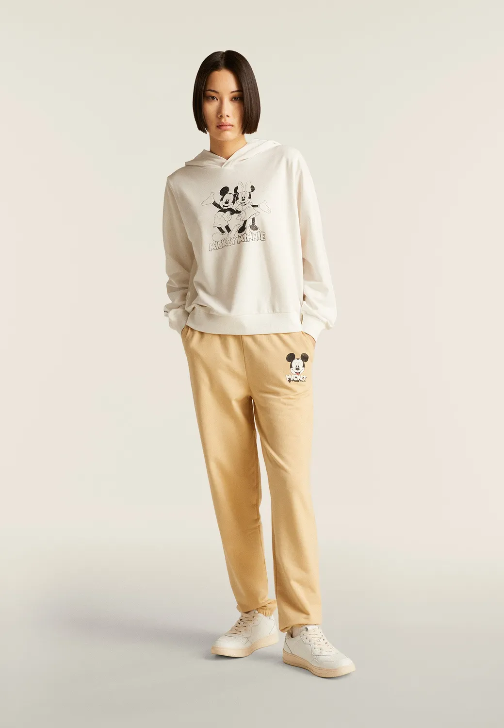Freddy Mickey & Minnie Hoodie Weiß BW721L