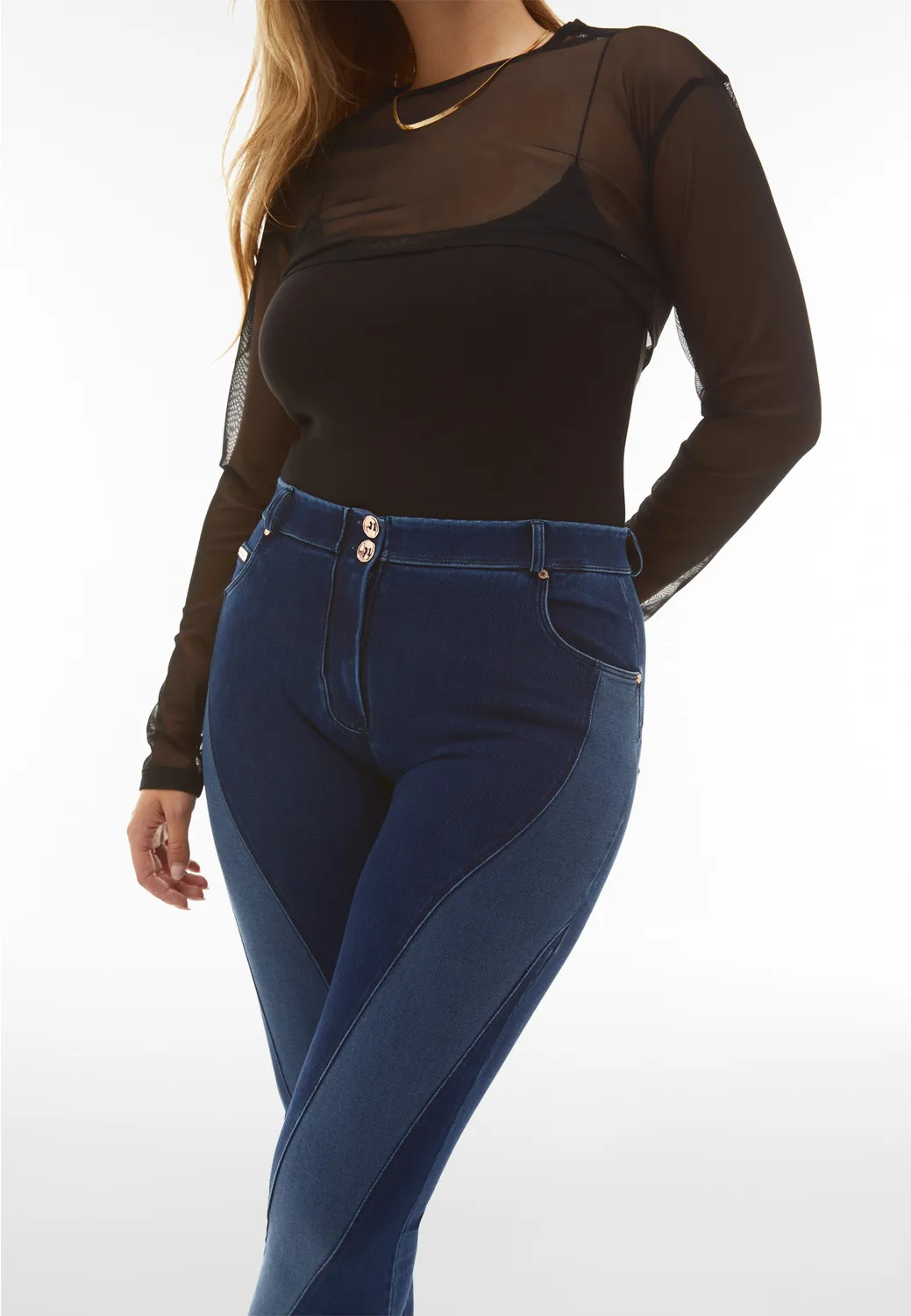 Freddy WR.UP Superskinny Jeans dunkelblau push-up