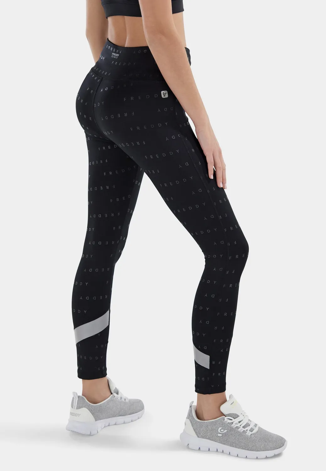 Freddy SuperFit Leggings Schwarz atmungsaktiv 7/8