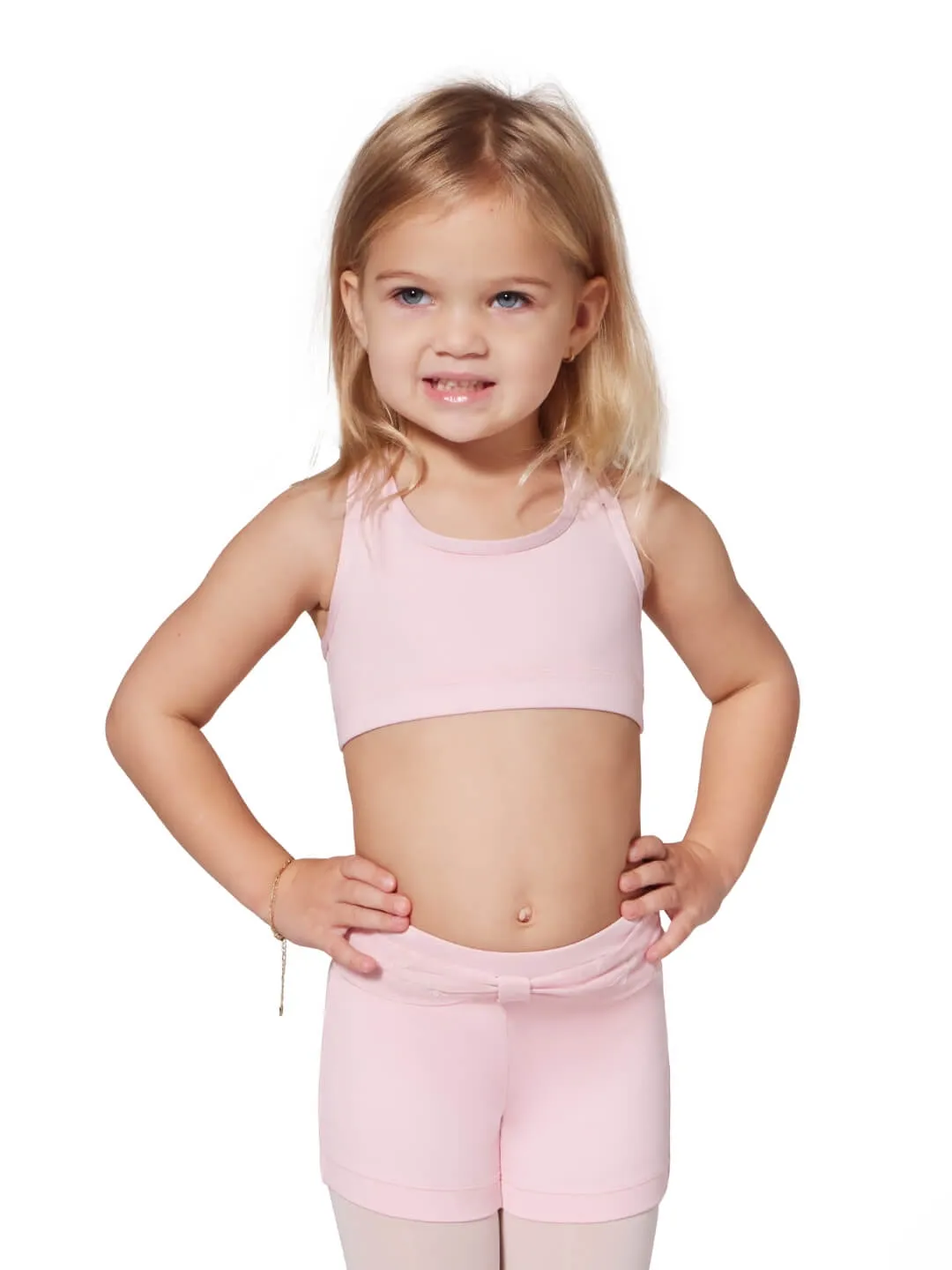 Capezio Take a Bow F12425C Top Kinder Schwarz Mesh