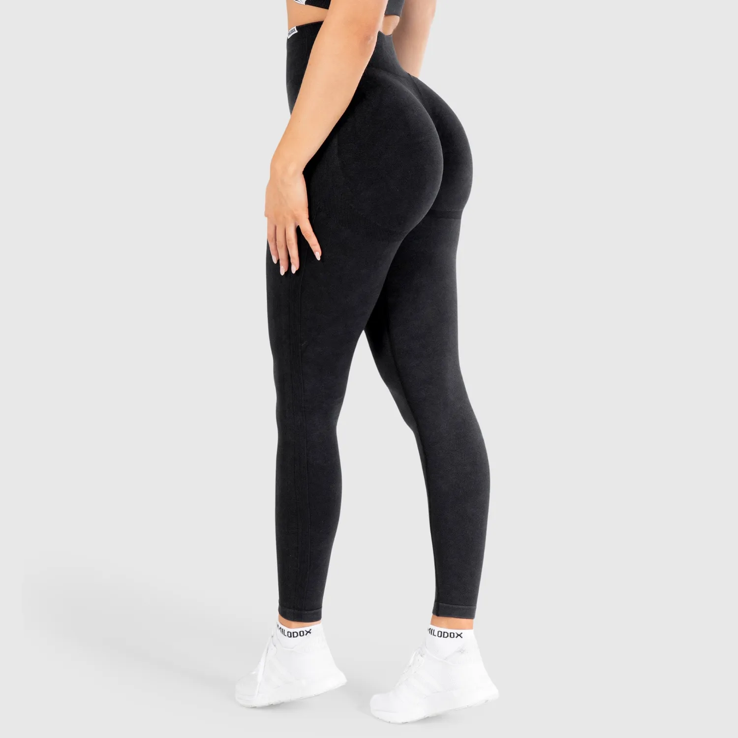 Smilodox Sofia Batik Leggings Damen blickdicht V-Bund