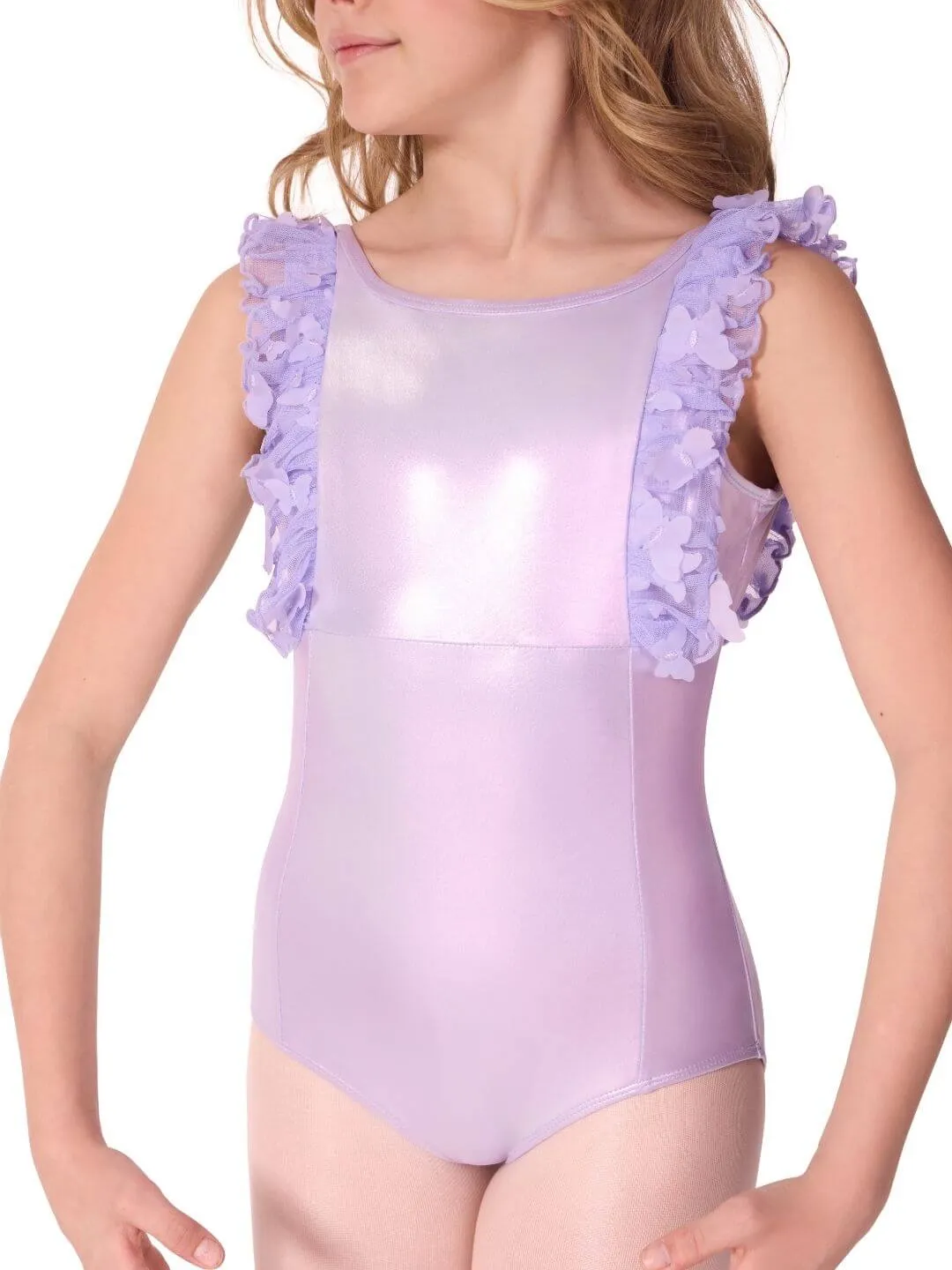 Capezio Flutter Butterfly Kinder Ballettanzug Schwarz