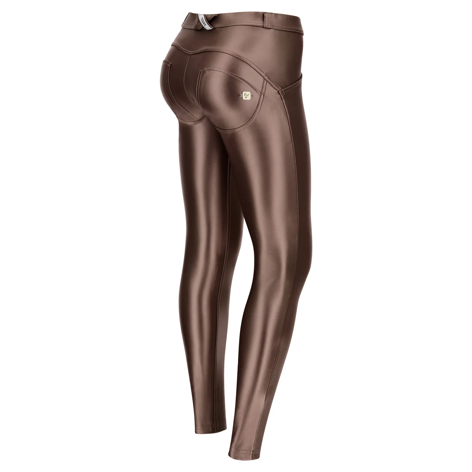 Freddy WR.UP Kunstlederhose Bronze Mirror Metallic