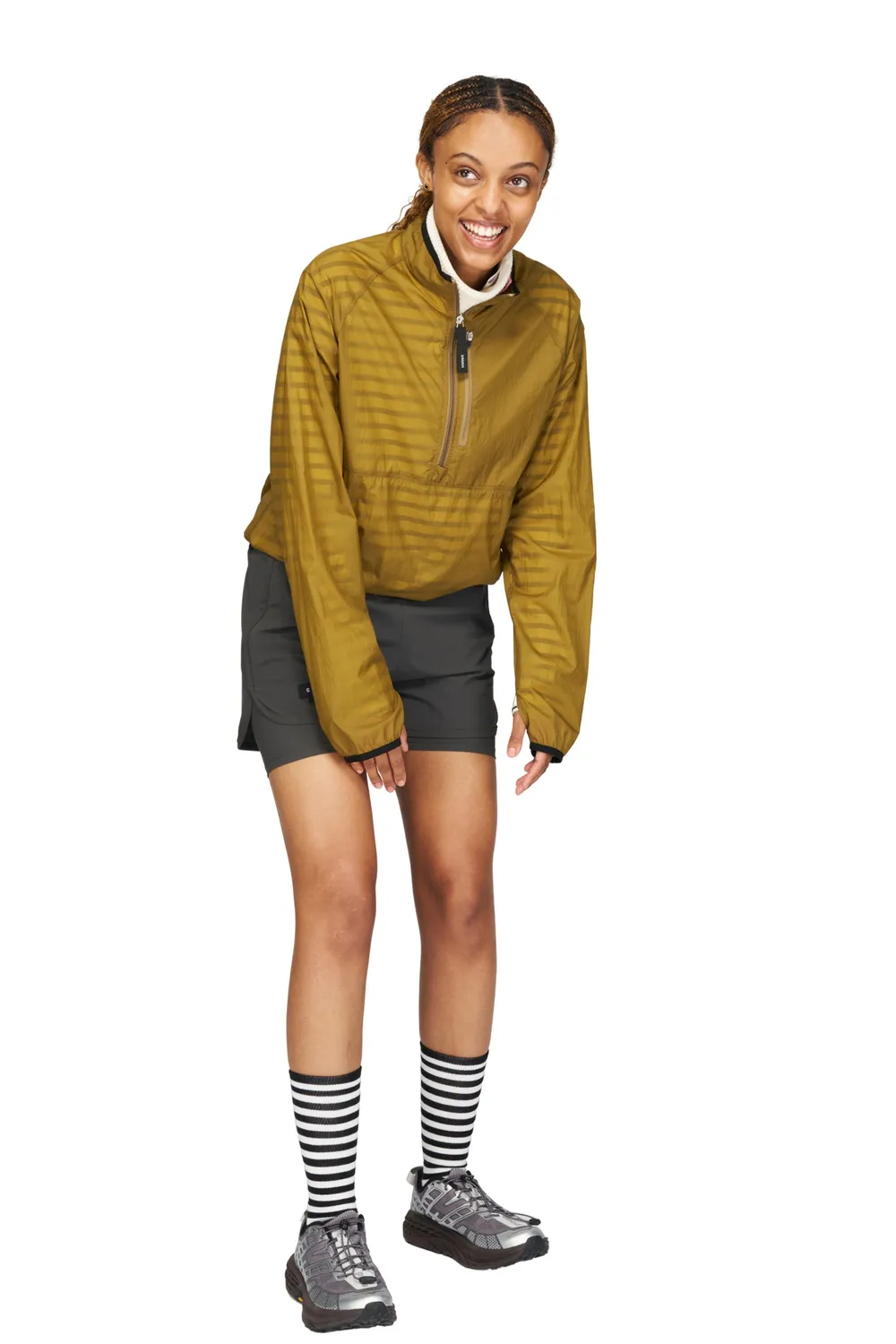 UNNA Smiles Windstopper W Laufjacke Gold Olive leicht