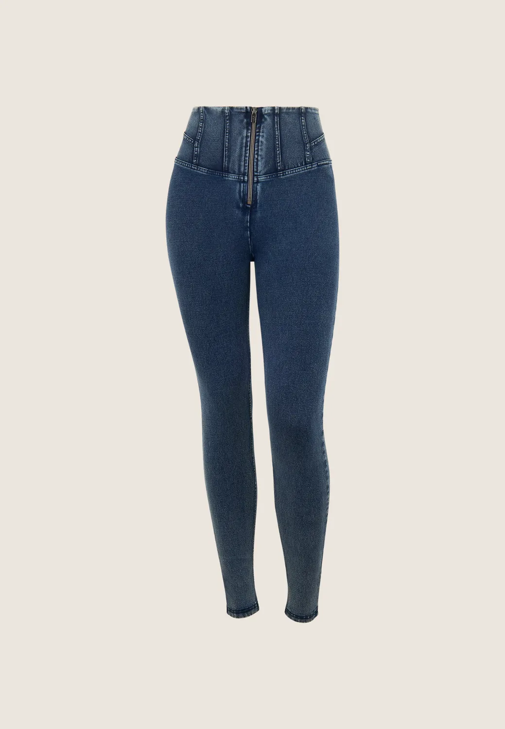Freddy WR.UP Superskinny Push-up Hose Denim-Optik hoch