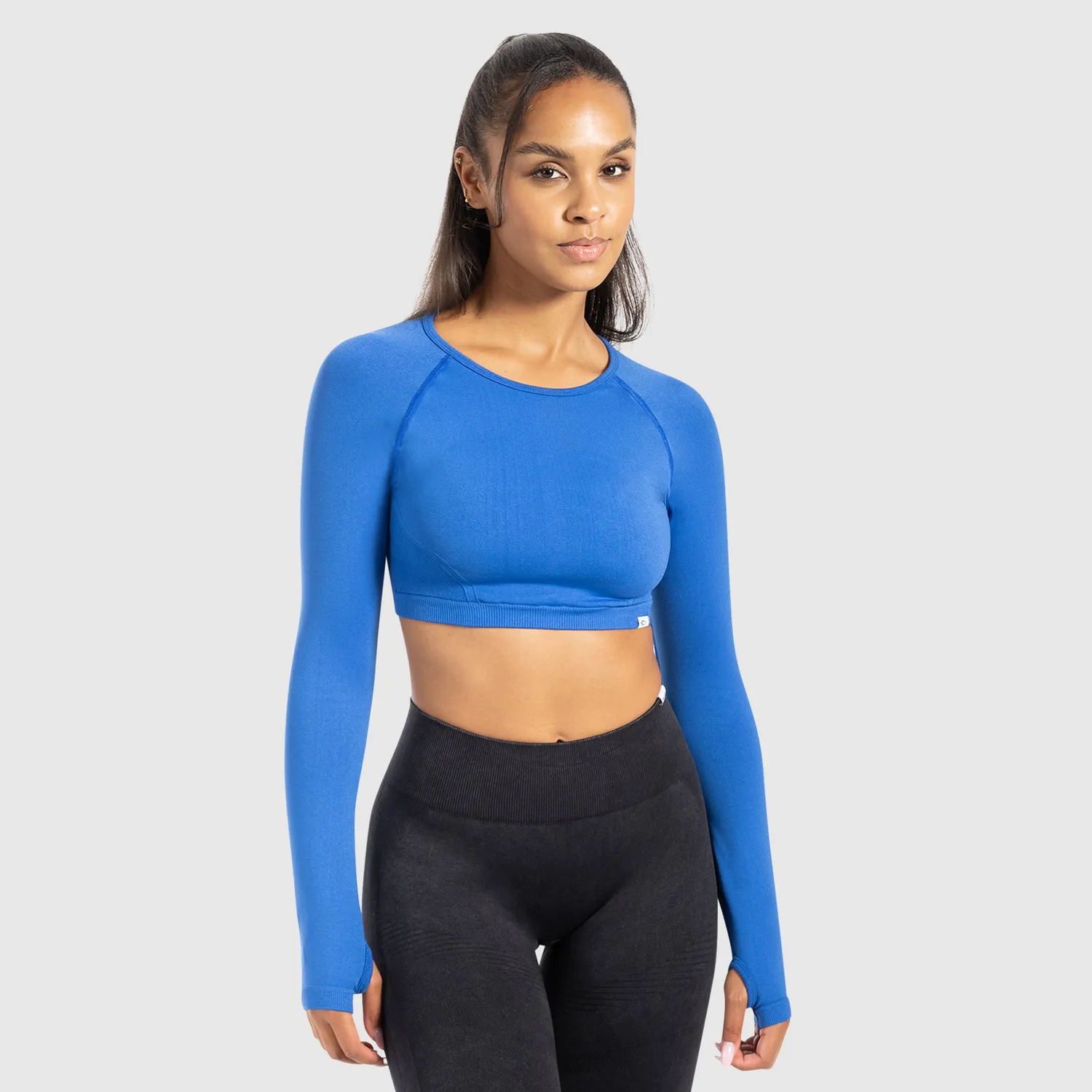 Smilodox Lunara Linnea Longsleeve Schwarz Shaped Fit