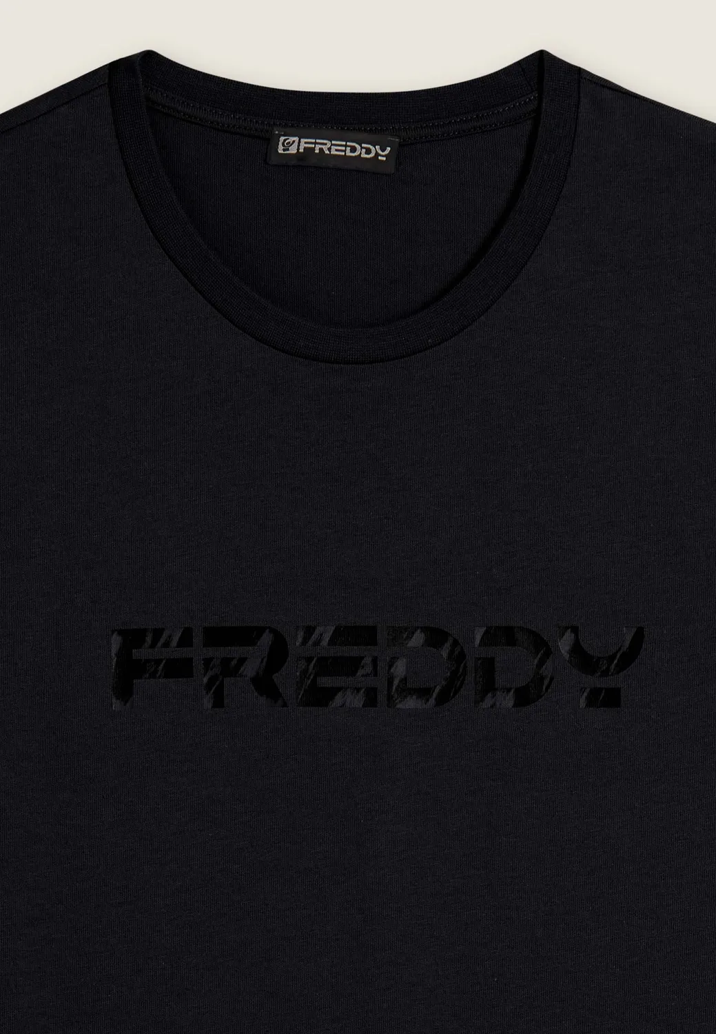 Freddy Herren T-Shirt Logo Baumwolle Turbulence