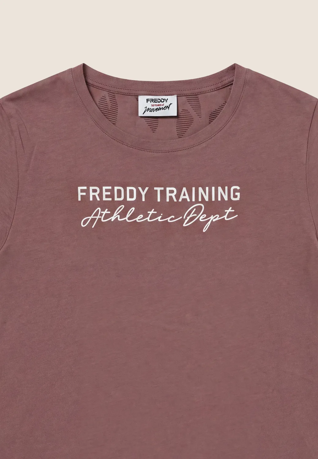 Freddy Regular T-Shirt Damen Baumwolle Schlitze