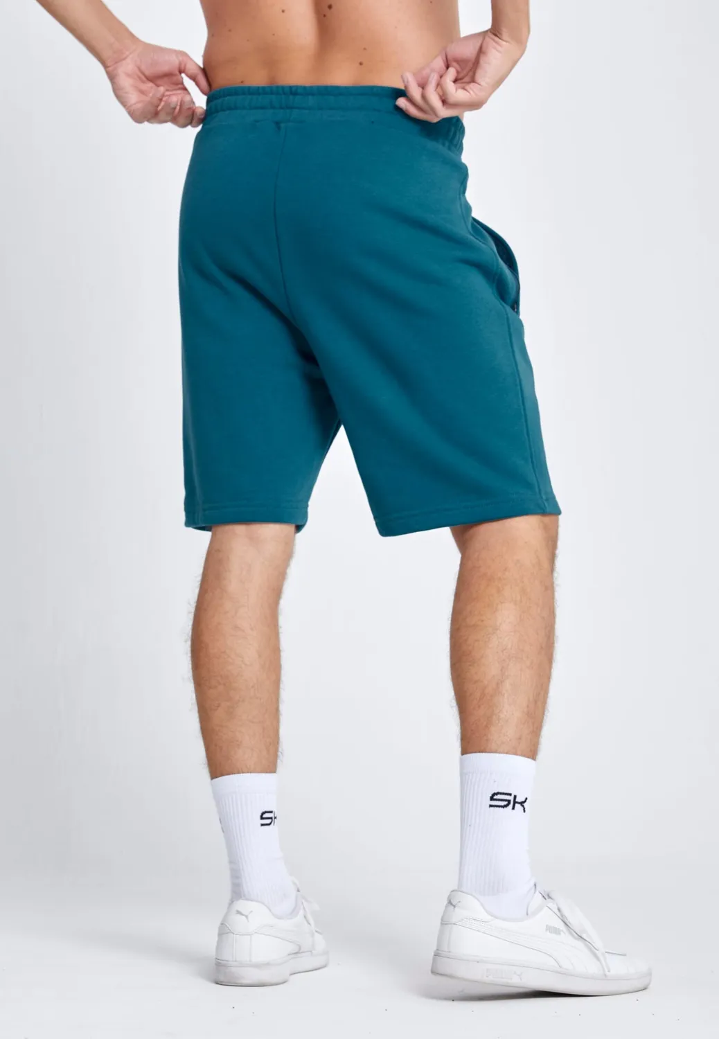 SPORTKIND Shorts Baumwolle Herren Hose mit RV-Taschen