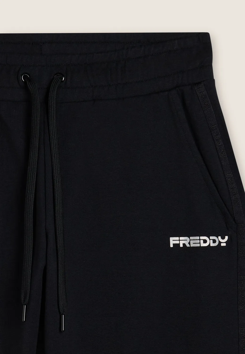 Freddy Comfort Sporthose Anthrazit mit Seitenprint